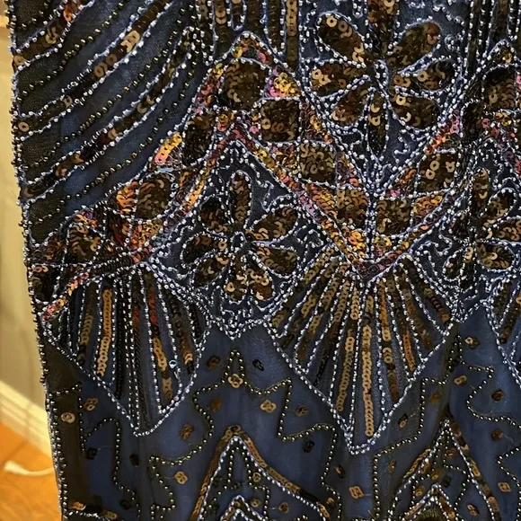 🇪🇸 20s Flapper Gatsby Charleston Sequin Bead Evening Cocktail Prom Dress