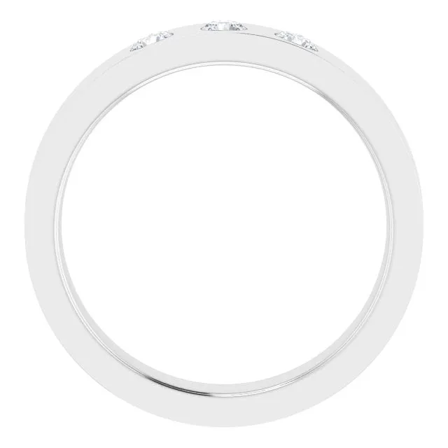 0.20 ctw Bezel Set Round Diamond Men's Ring