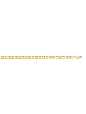 10k, 14k Yellow Gold Flat Anchor 3.0 mm Italian Chain