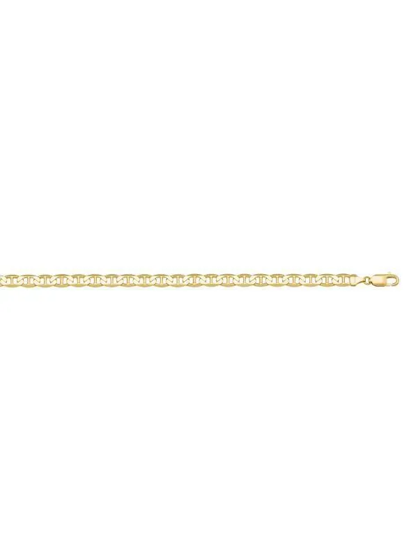 10k, 14k Yellow Gold Flat Anchor 3.0 mm Italian Chain