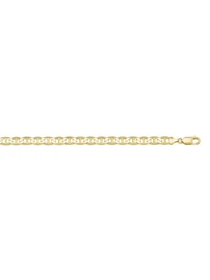 10k, 14k Yellow Gold Flat Anchor 3.8 mm Italian Bracelet