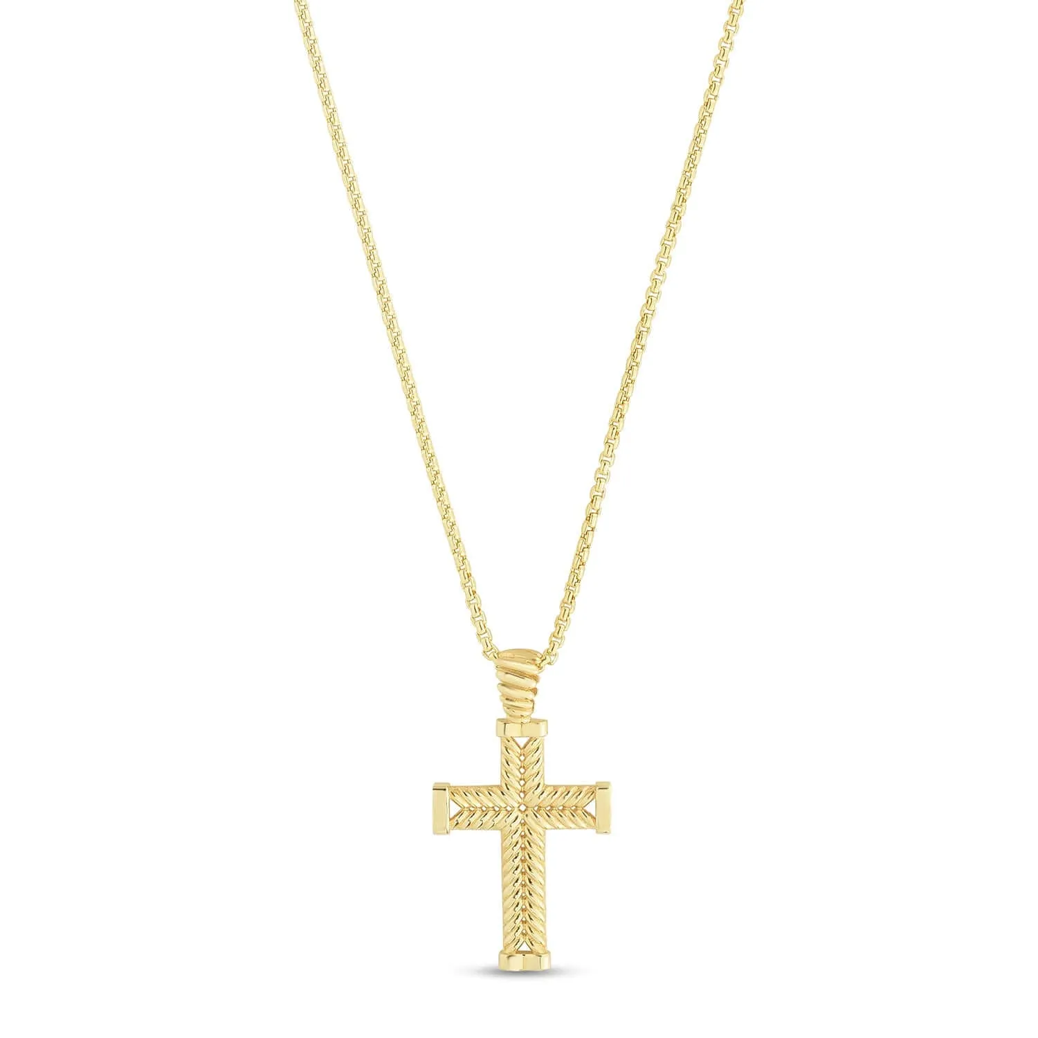 14K Gold Cross Necklace