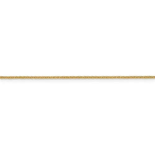 14K Yellow Gold 1.1mm Flat Cable Chain - Various Sizes