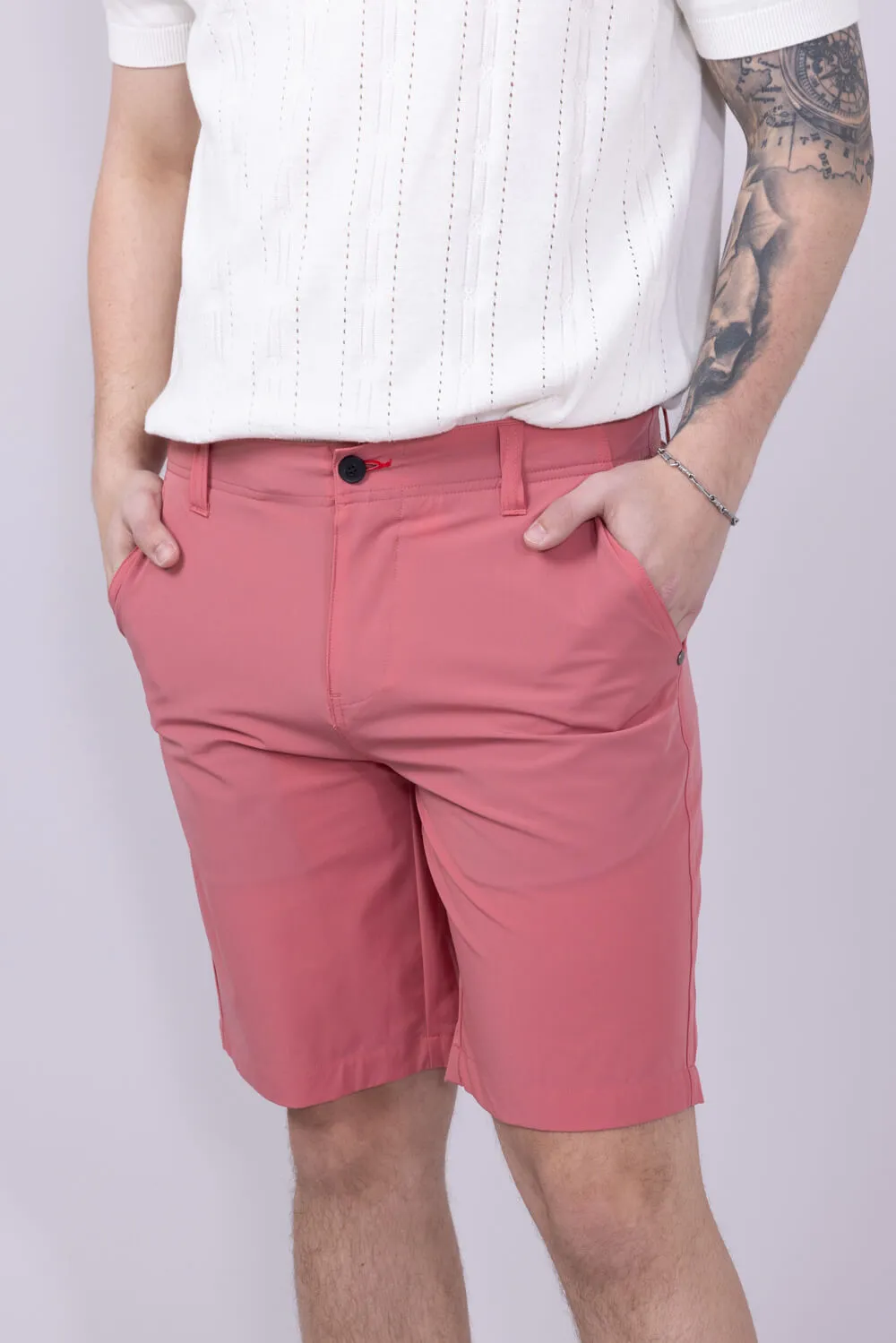 1897 Legends 9” Hydro Flat Front Shorts for Men in Nantucket Red | 5GLL1225-NANTUCKETRED