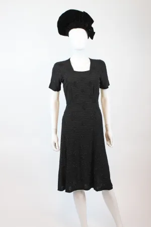1940s beaded dress xs small  | new fall