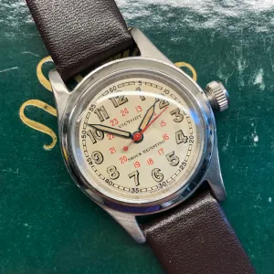 1942 Rolex Victory Shock Resisting 3136 Stainless Steel Manual 24 Hour Manual Wristwatch
