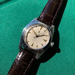 1945 Rolex Bubbleback 2940 Stainless Steel Automatic Chronometer Watch