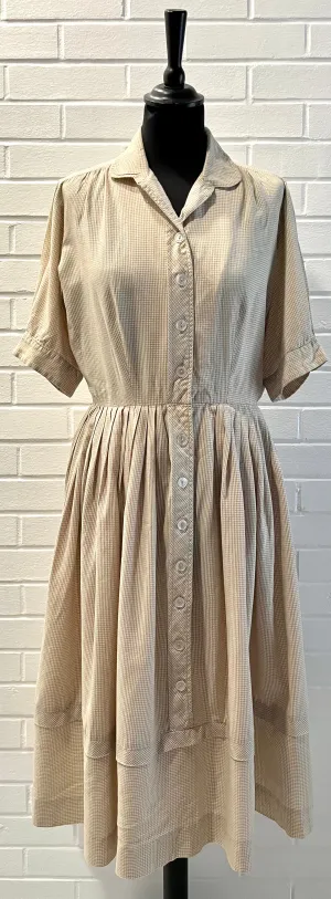 1950s Henry Rosenfeld Plaid Dress