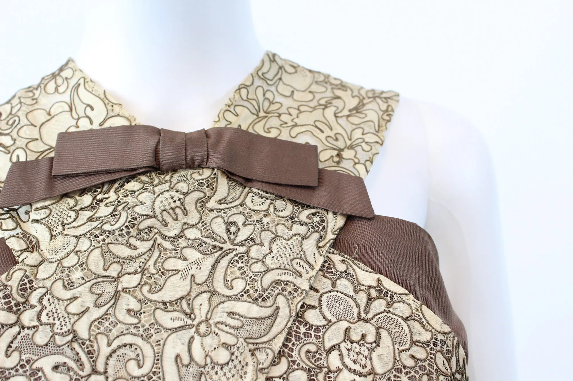 1950s Oleg Cassini wiggle dress small | new fall
