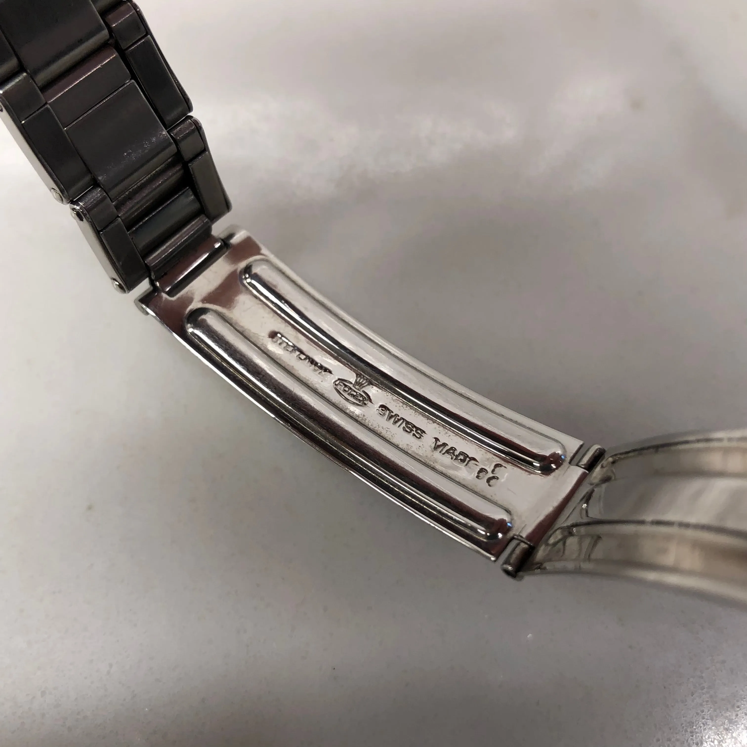 1953 Rolex Oysterdate Precision 6094 White Dial Red Date Stainless Steel Manual Wristwatch