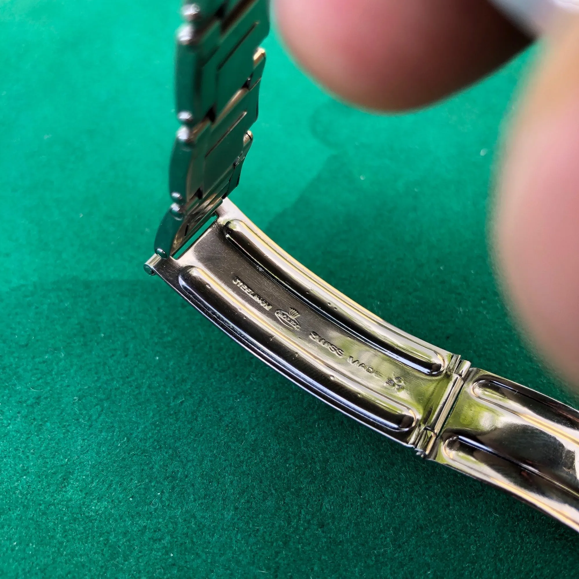 1955 Rolex Precision 9083 UFO Stainless Steel Cal. 1210 Manual Wristwatch