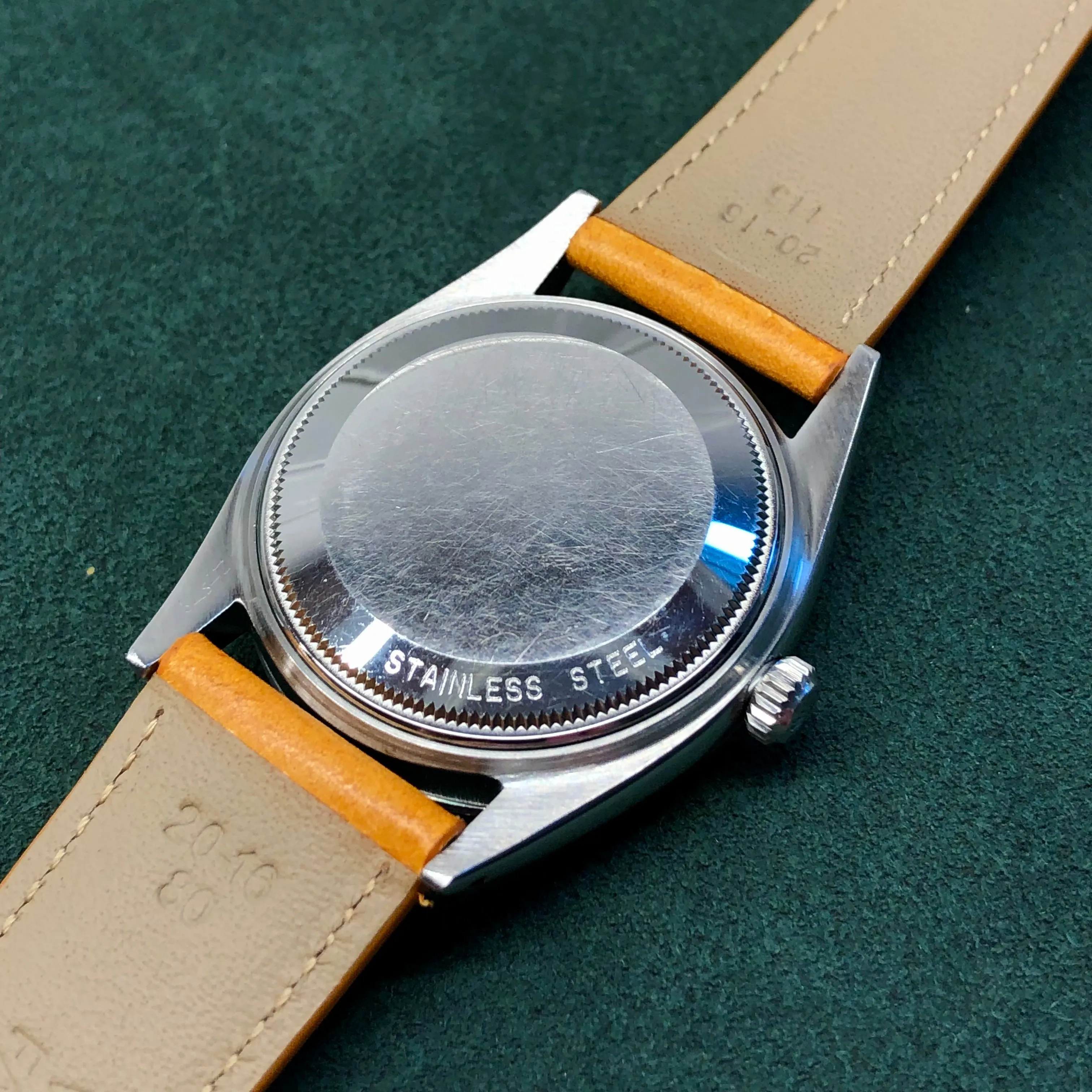 1957 Rolex Oyster Perpetual 6614 Steel 36mm Automatic Wristwatch