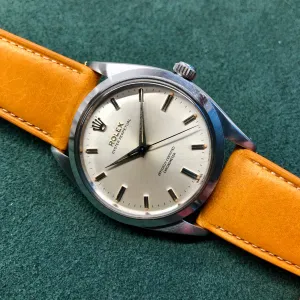 1957 Rolex Oyster Perpetual 6614 Steel 36mm Automatic Wristwatch