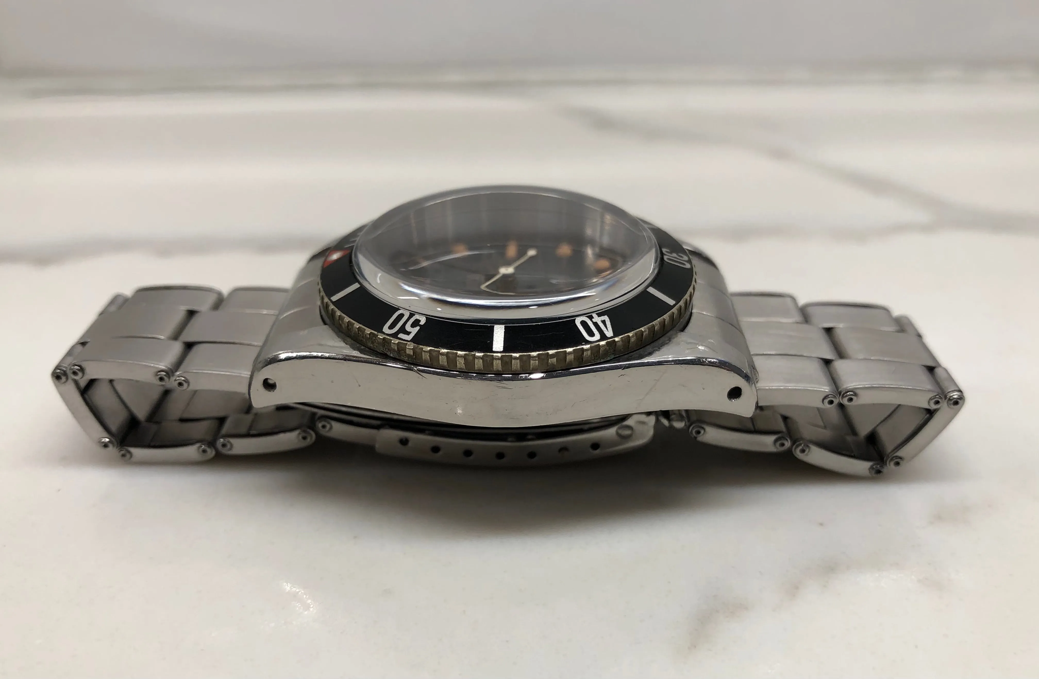 1958 Rolex Submariner 6538 Big Crown James Bond Four Line Tropical Dial Oyster Perpetual Wristwatch One Family Owned