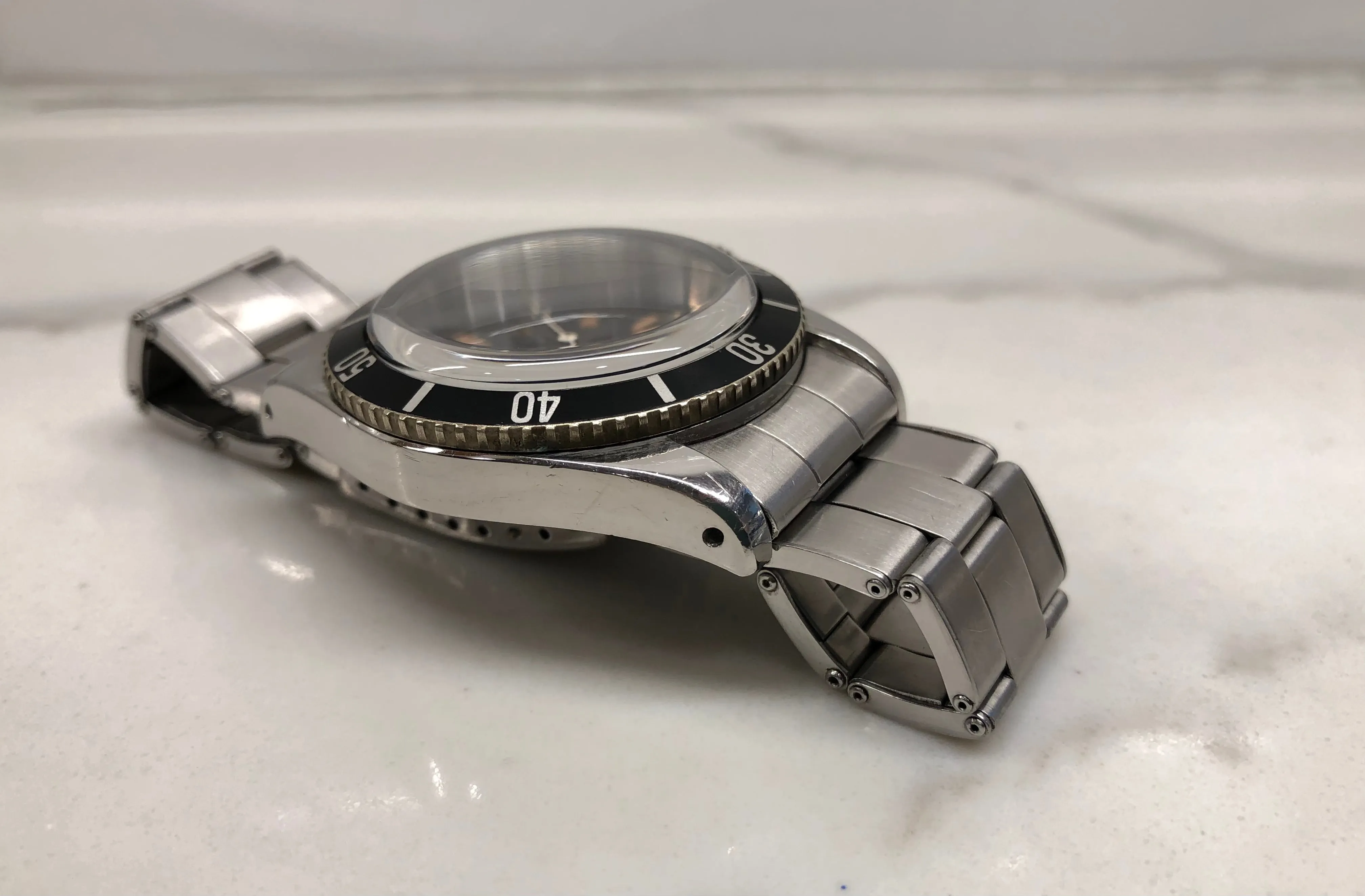 1958 Rolex Submariner 6538 Big Crown James Bond Four Line Tropical Dial Oyster Perpetual Wristwatch One Family Owned