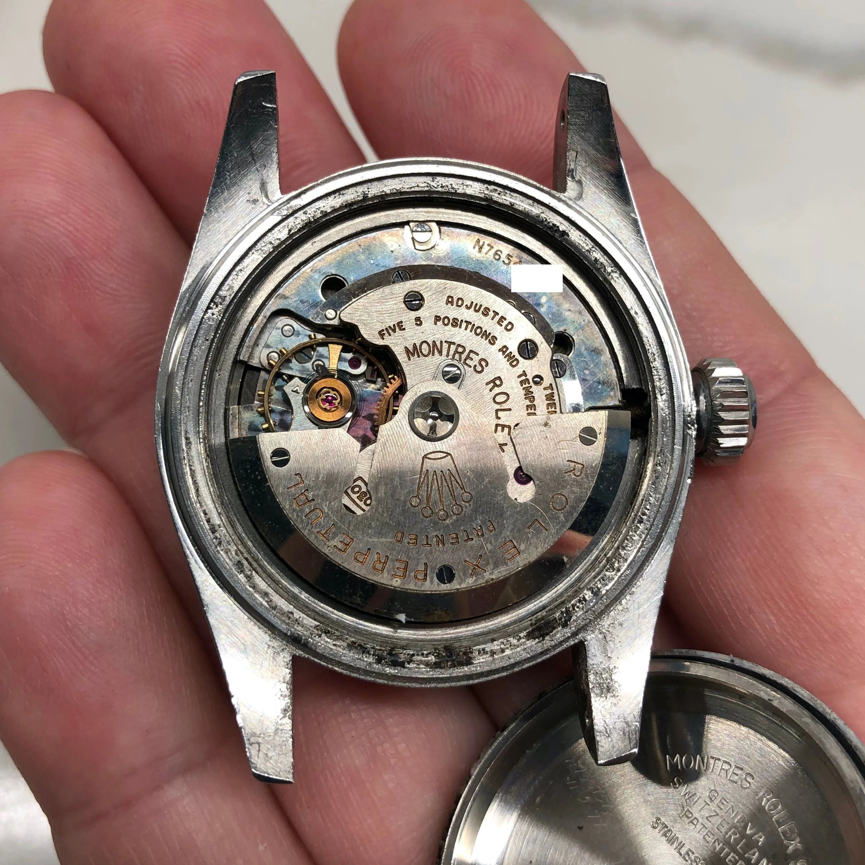 1958 Rolex Submariner 6538 Big Crown James Bond Four Line Tropical Dial Oyster Perpetual Wristwatch One Family Owned
