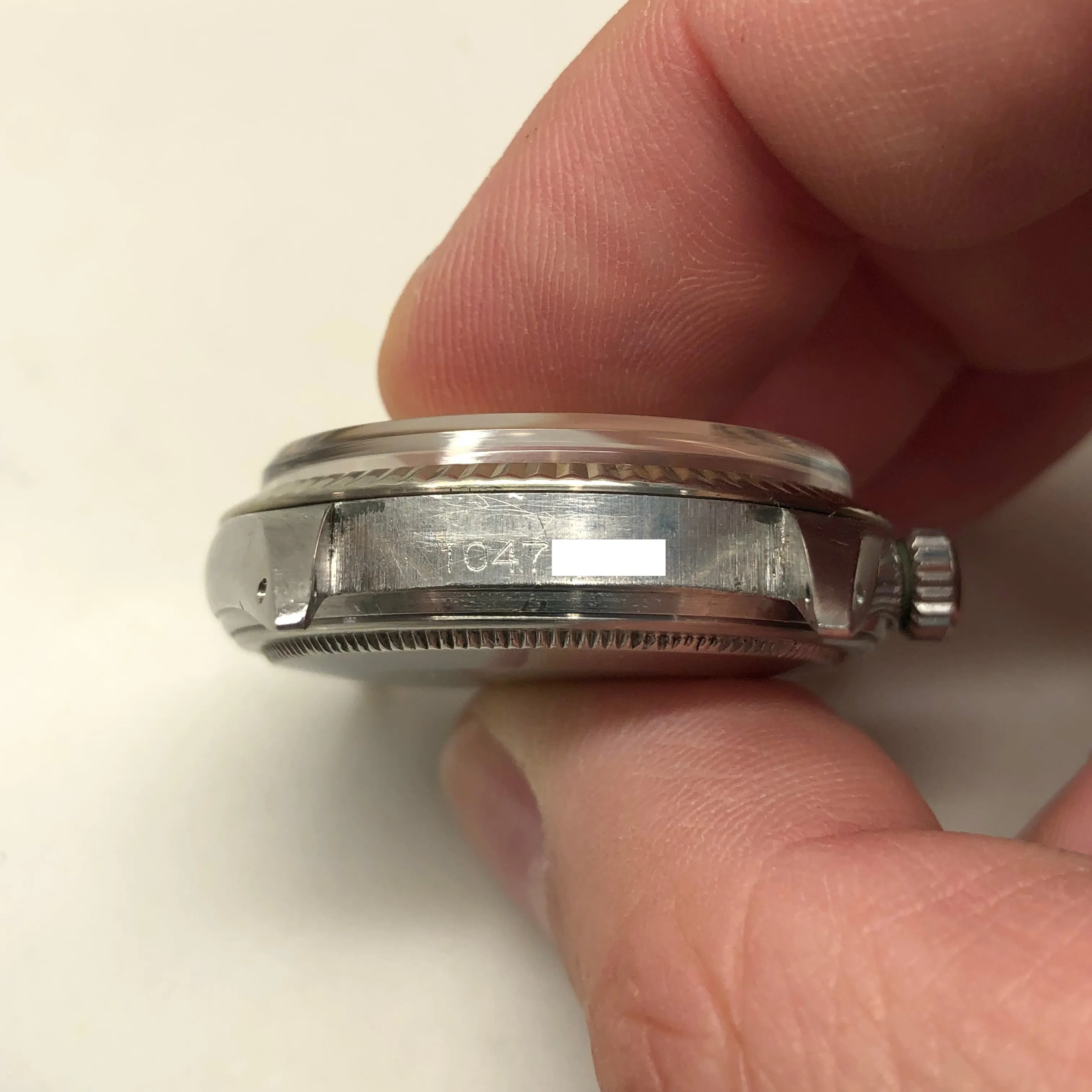 1964 Rolex Datejust 1601 Fluted Stainless Steel Silver Dial Jubilee Automatic Wristwatch