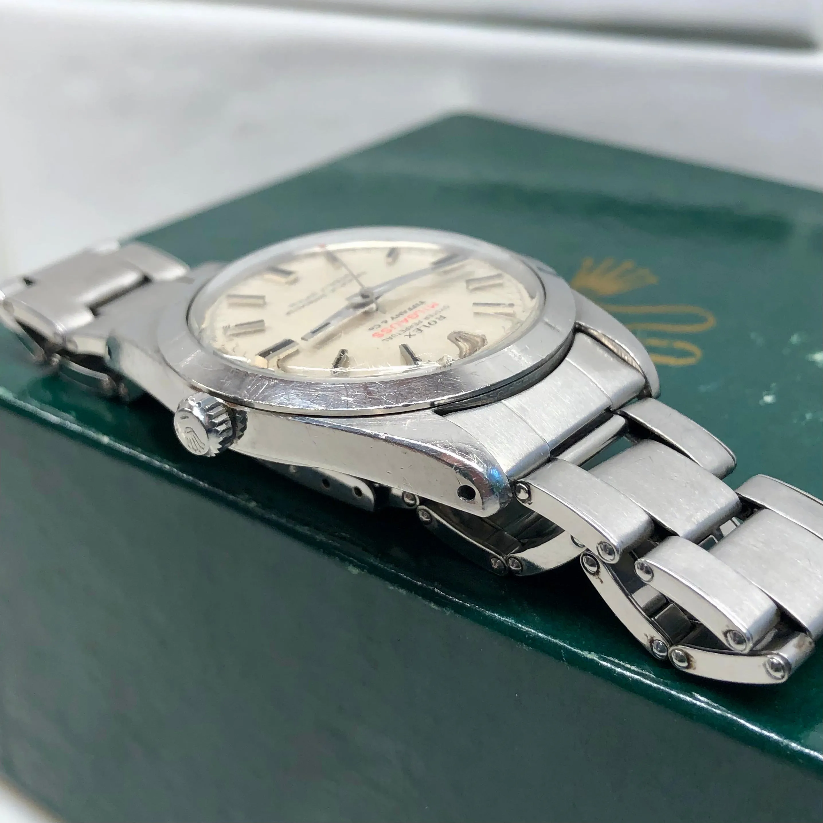 1964 Rolex Milgauss 1019 Tiffany & Co. CERN Dial Stainless Steel Wristwatch