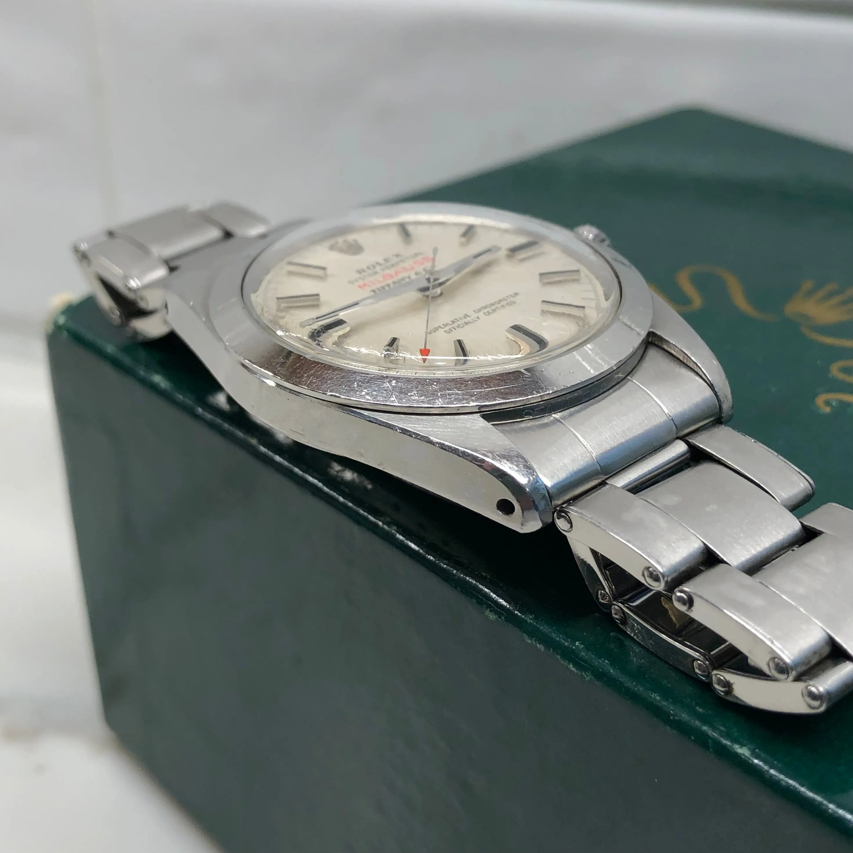 1964 Rolex Milgauss 1019 Tiffany & Co. CERN Dial Stainless Steel Wristwatch