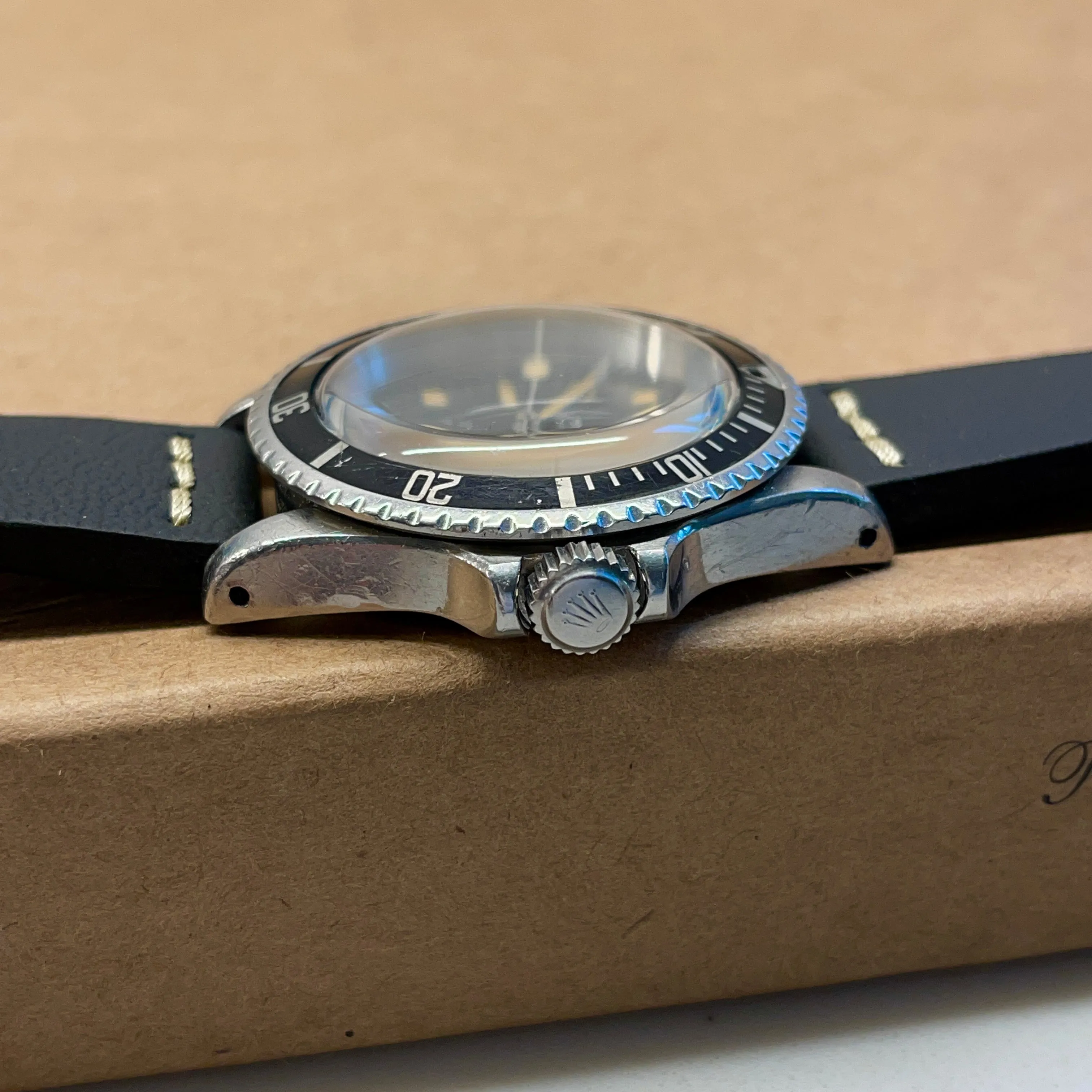 1968 Vintage Tudor Submariner 7016 Oyster Prince Lollipop Automatic Wristwatch