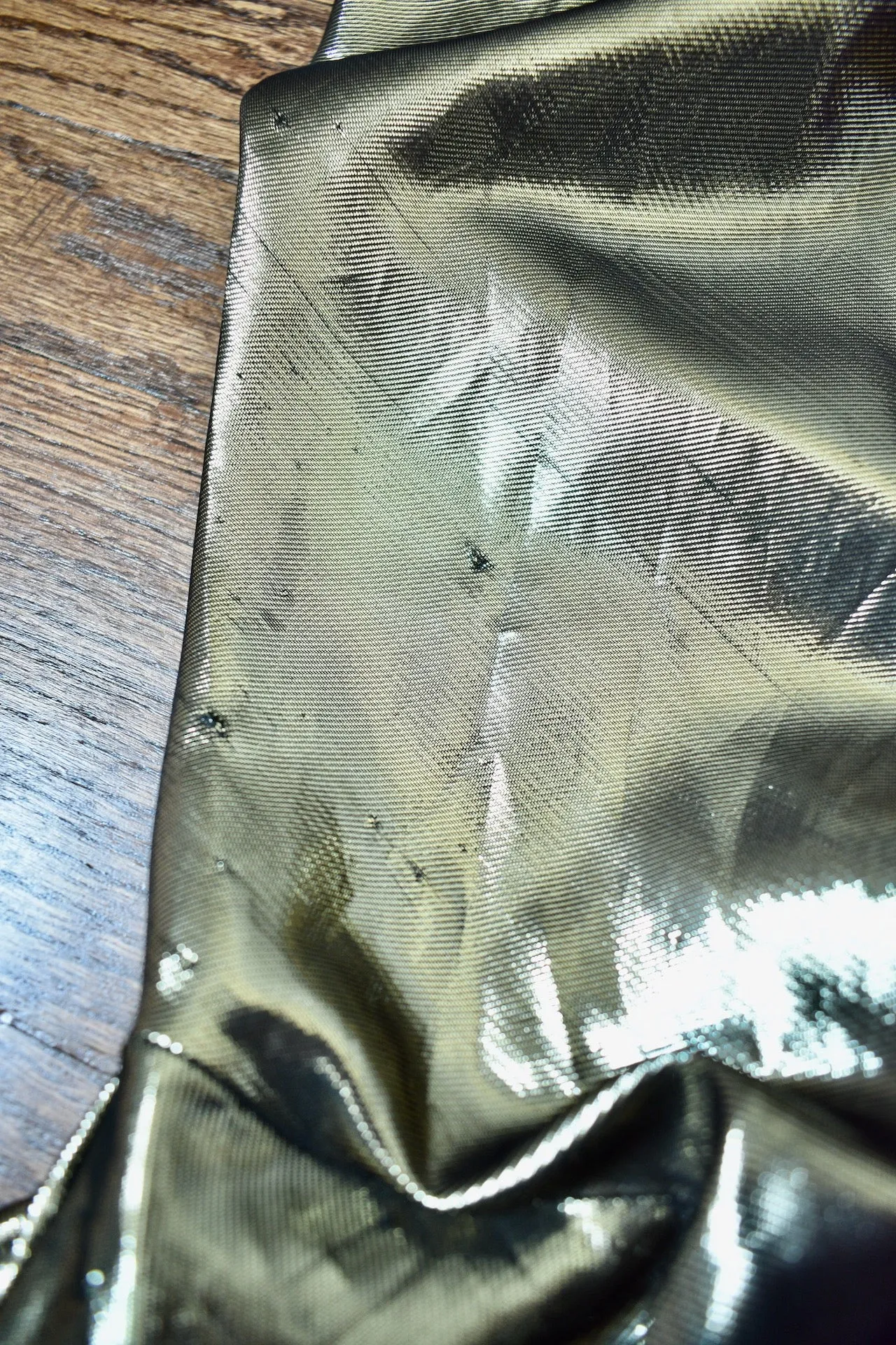 1970s Vintage Gold Party Dress