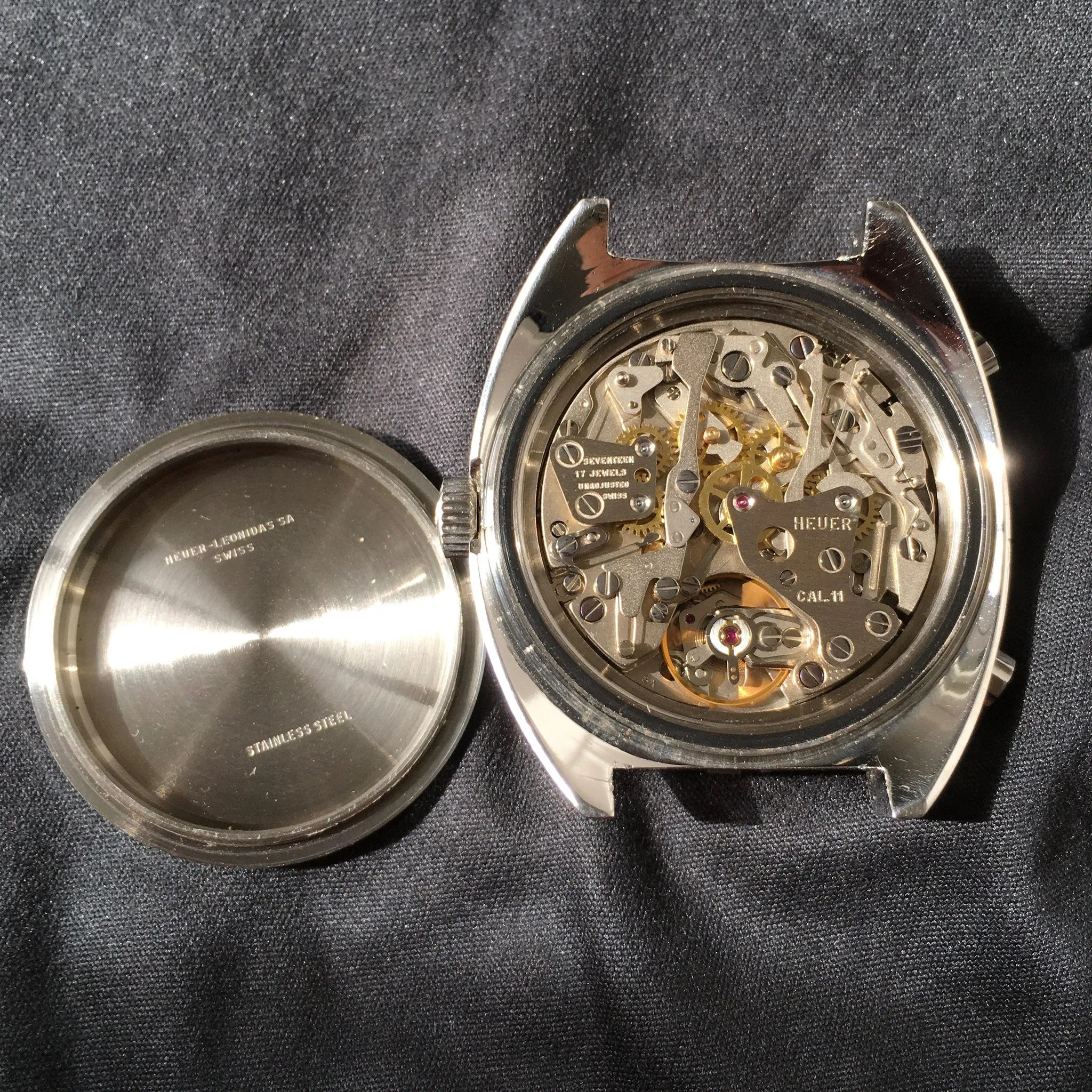 1971 Heuer Autavia 1163 Jo Siffert Mk. IV Steel Chronograph Cal. 11 Watch