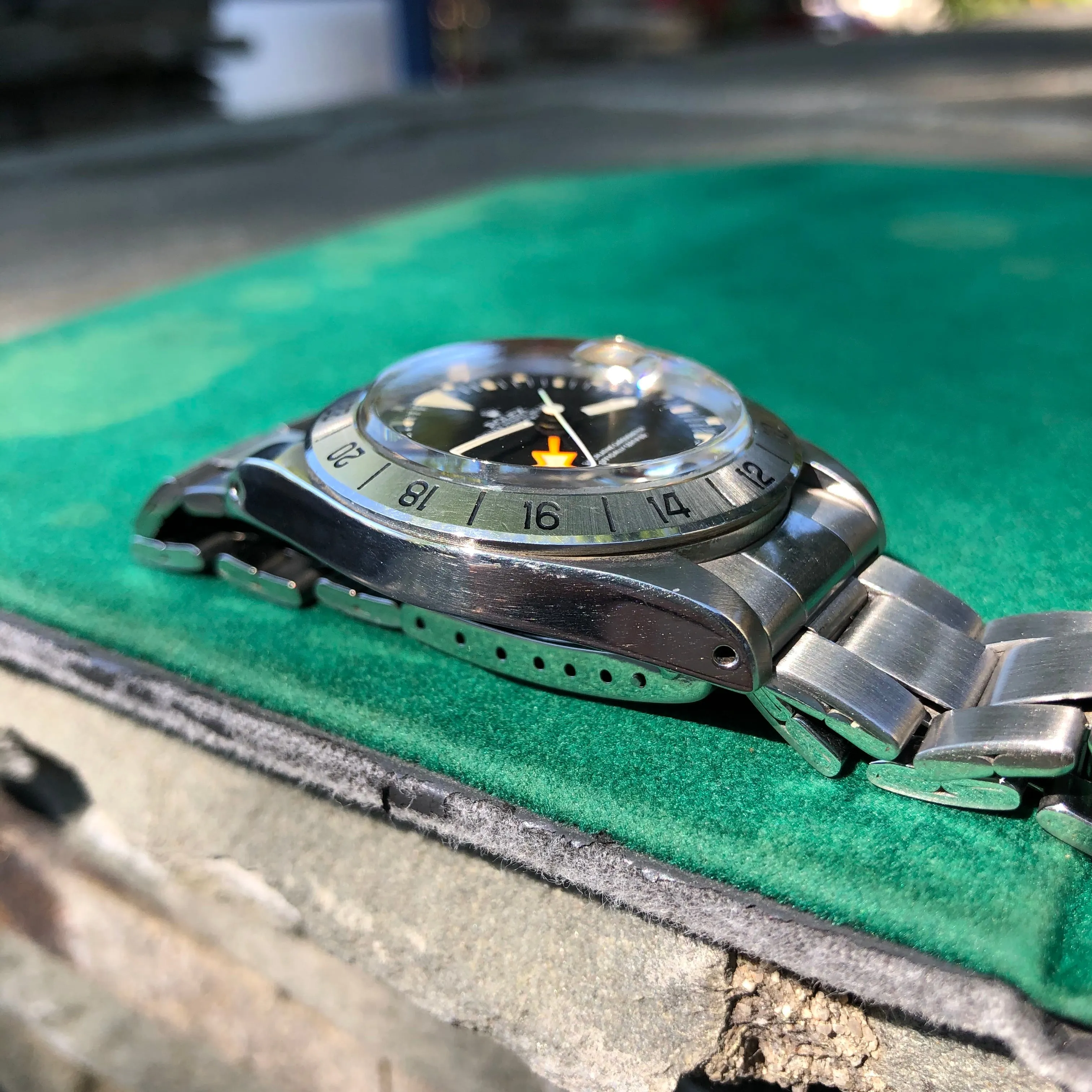 1971 Rolex Explorer II 1655 Steve McQueen Straight Hand First Series Wristwatch Box Papers