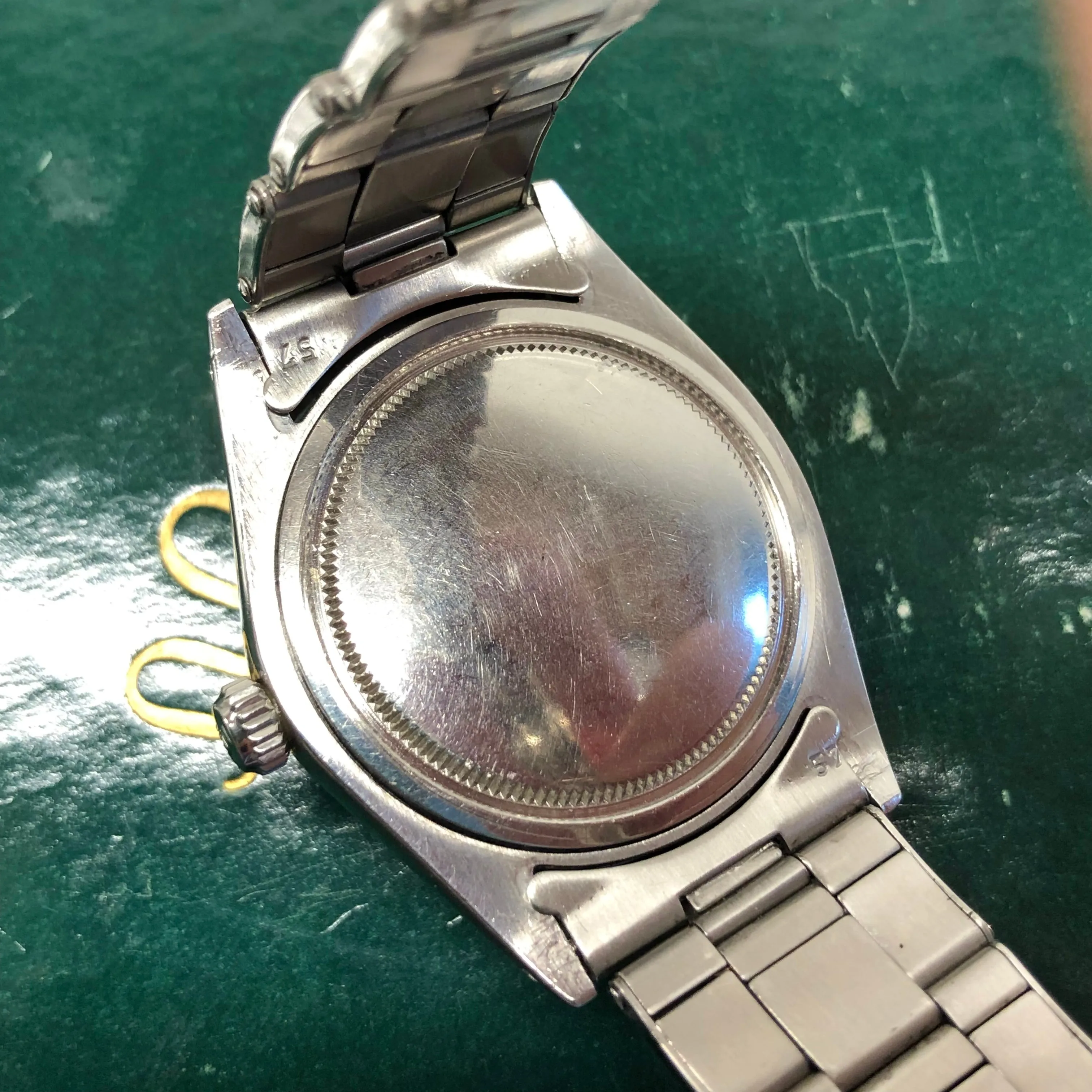 1971 Rolex Oysterdate Precision 6694 Stainless Steel Manual Wristwatch
