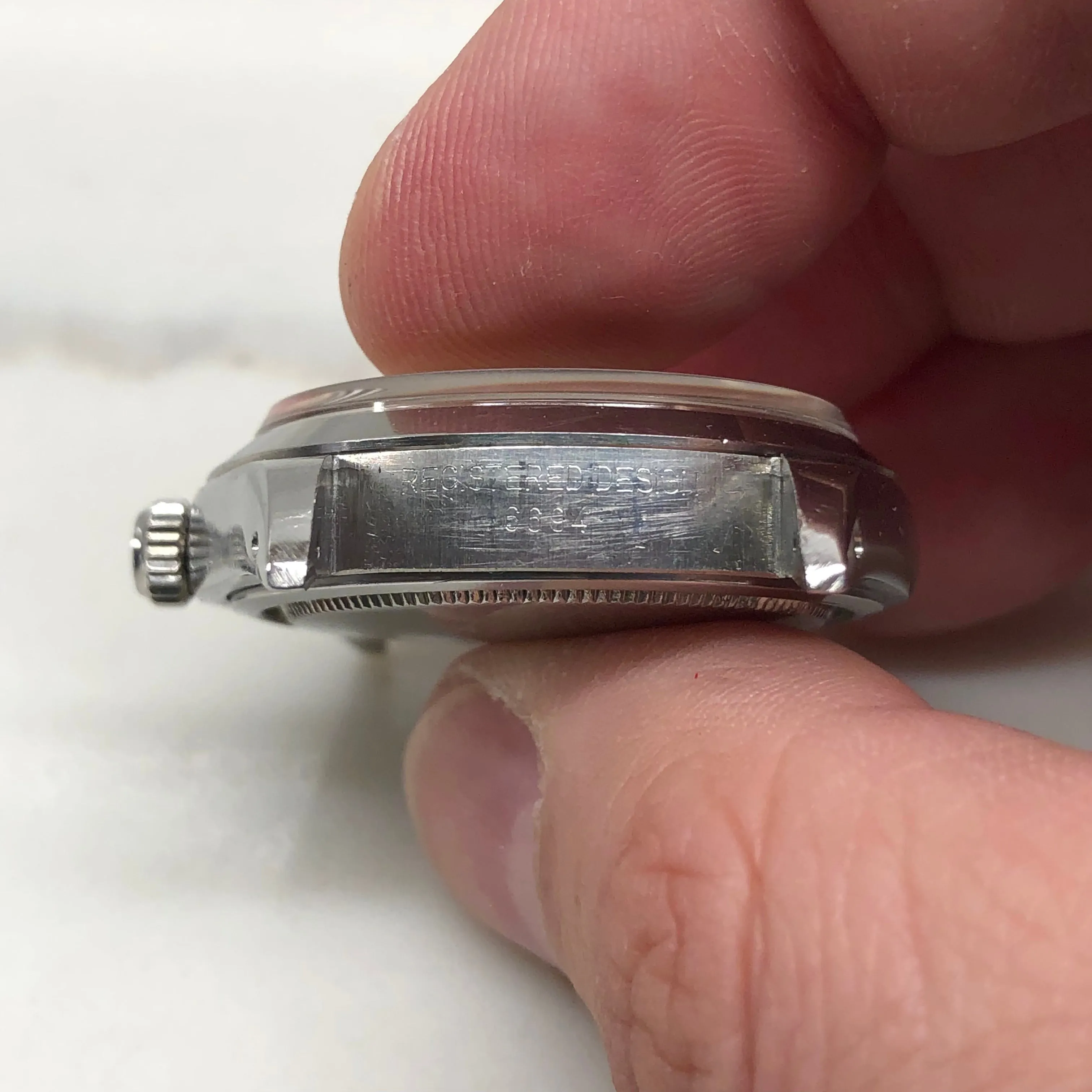 1971 Rolex Oysterdate Precision 6694 Stainless Steel Manual Wristwatch