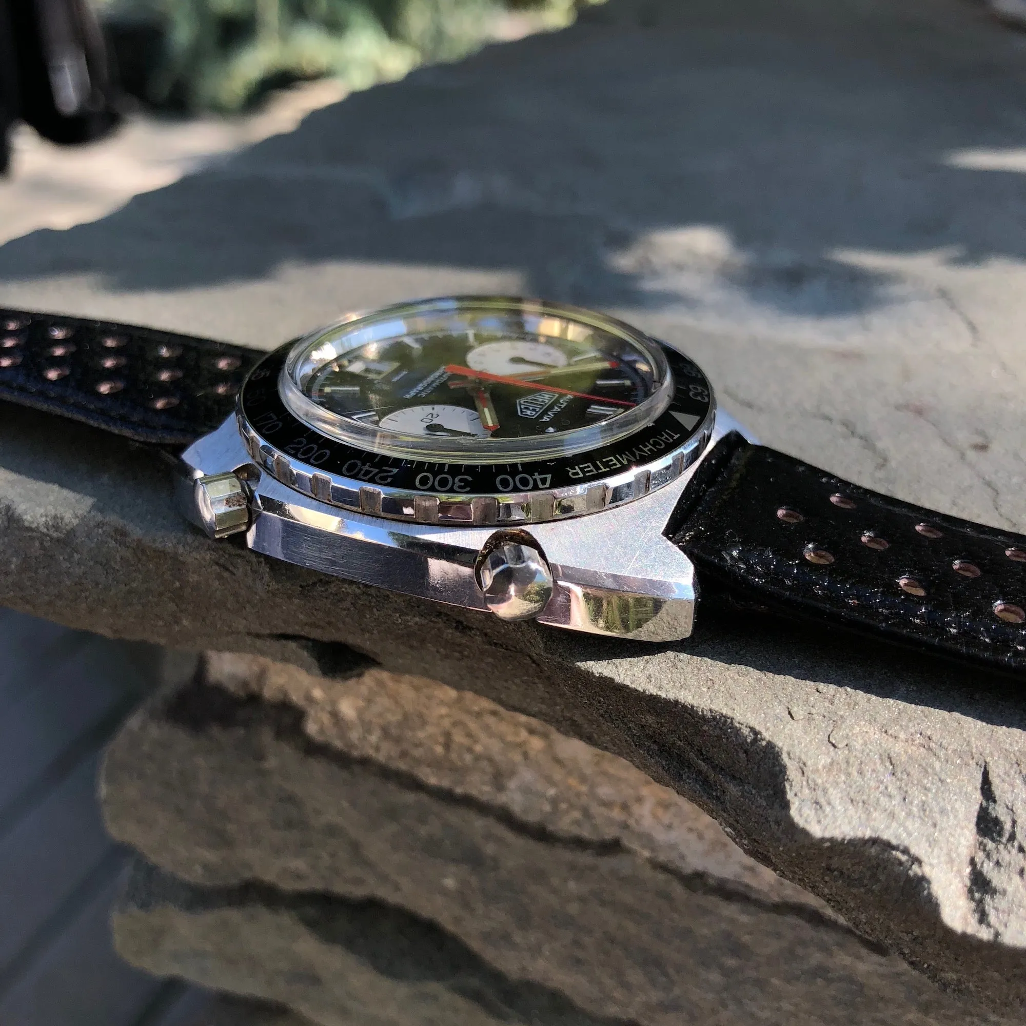 1972 Heuer Autavia 1163 Viceroy Steel Chronograph Cal. 12 Wristwatch