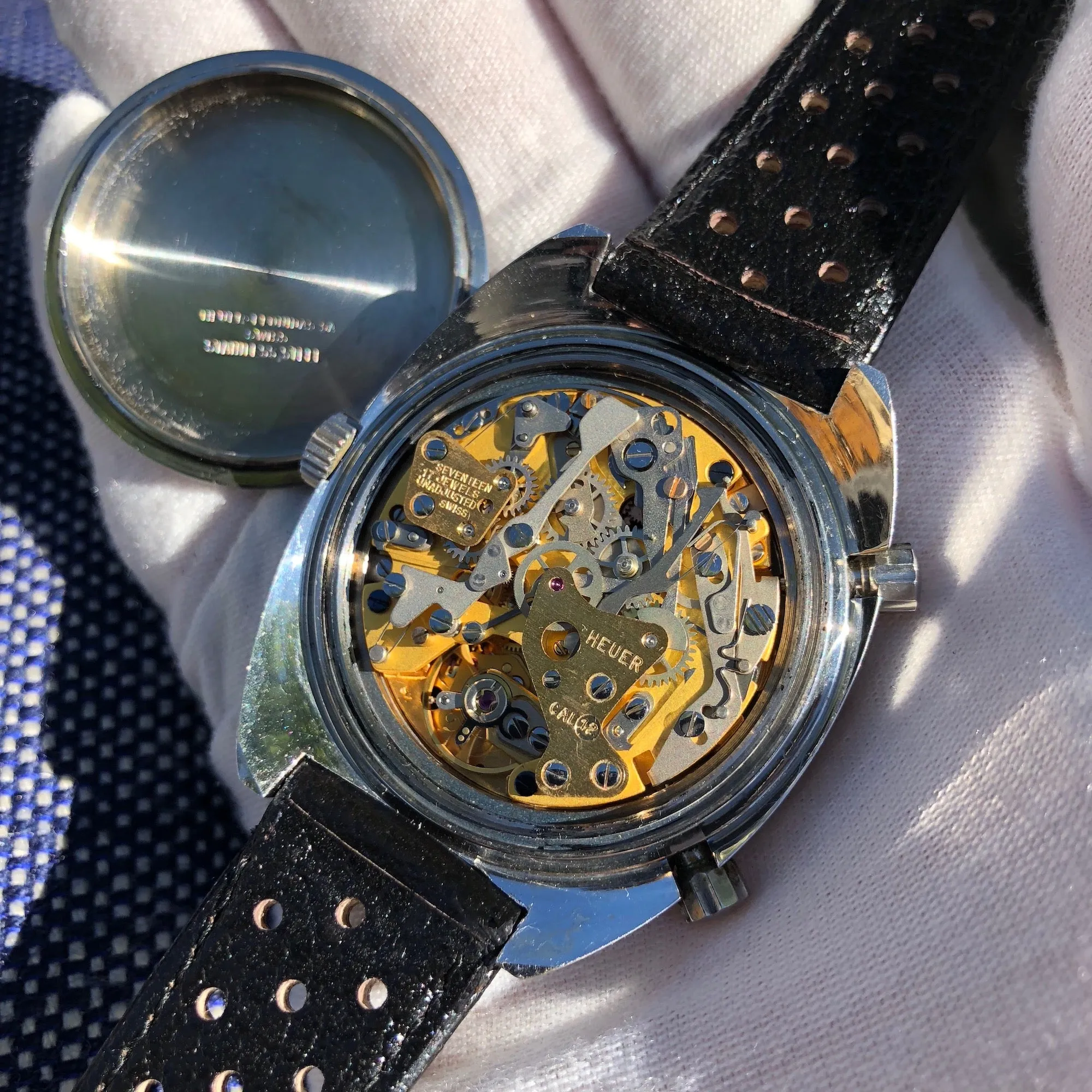 1972 Heuer Autavia 1163 Viceroy Steel Chronograph Cal. 12 Wristwatch