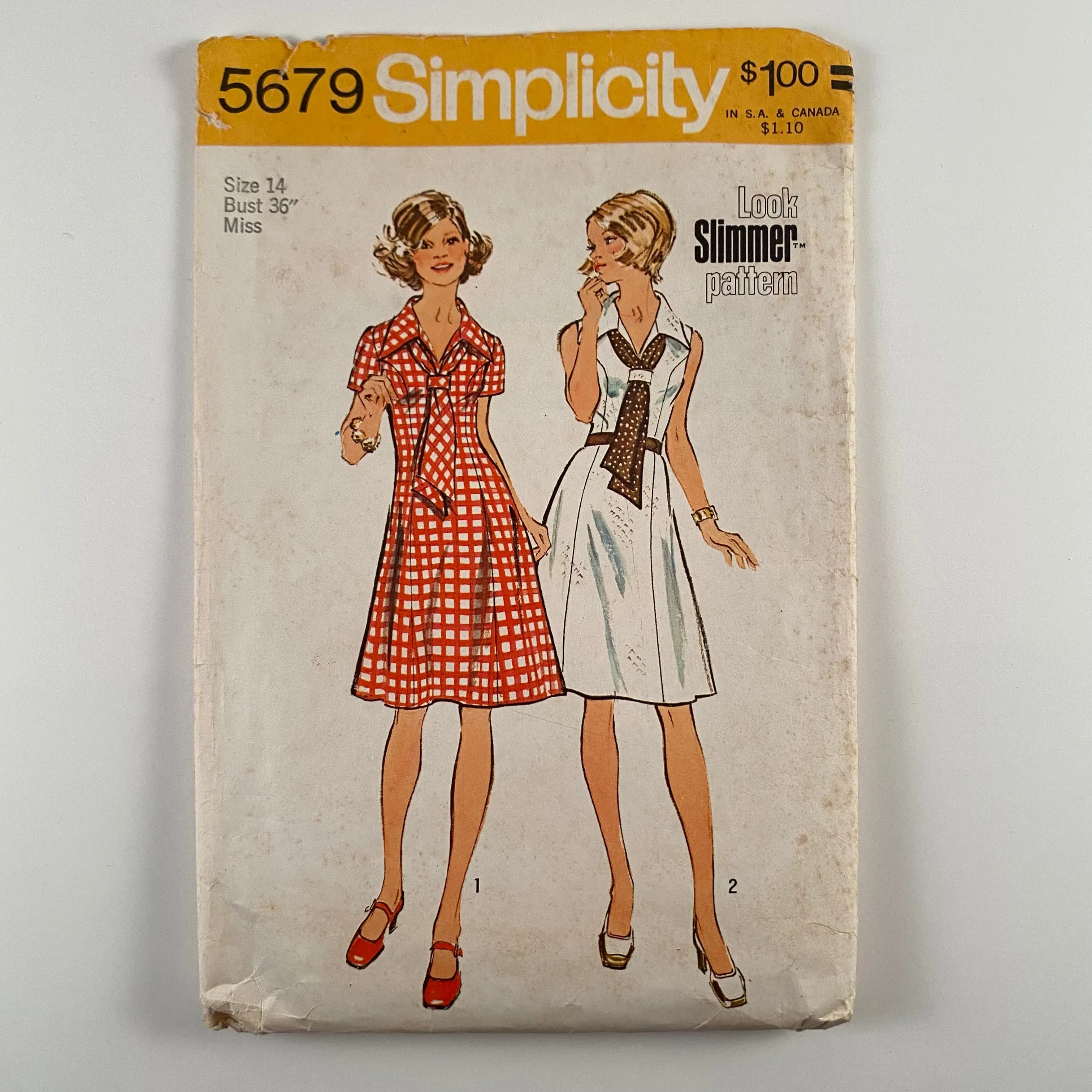 1973 Simplicity Dress Pattern 5679