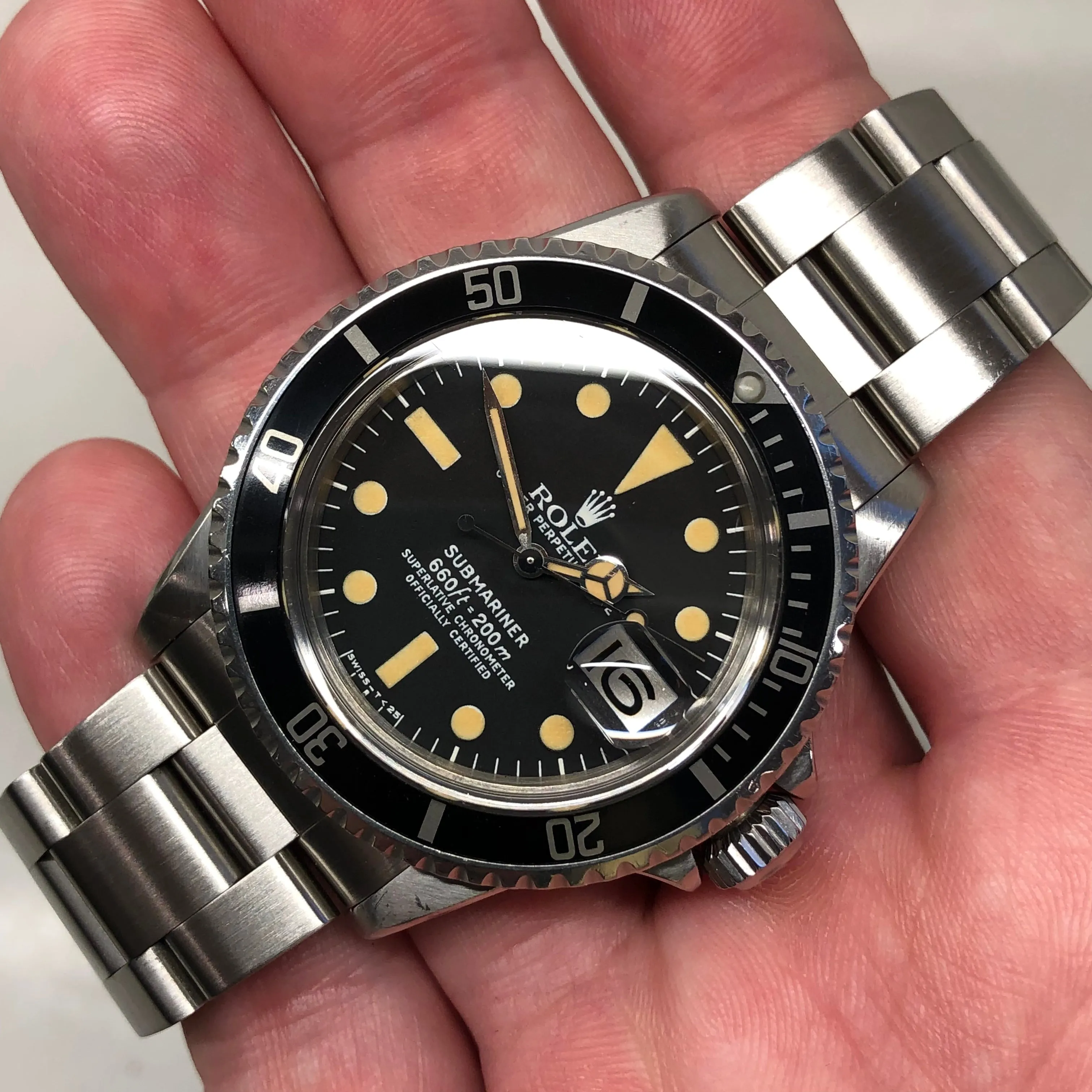1975 Rolex Submariner 1680 Mk 1 Matte Dial Steel Automatic Wristwatch