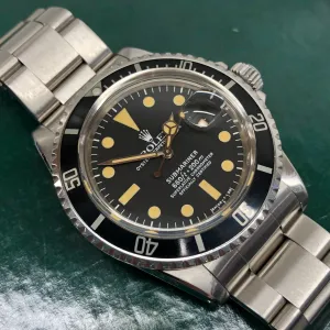 1975 Rolex Submariner 1680 Mk 1 Matte Dial Steel Automatic Wristwatch