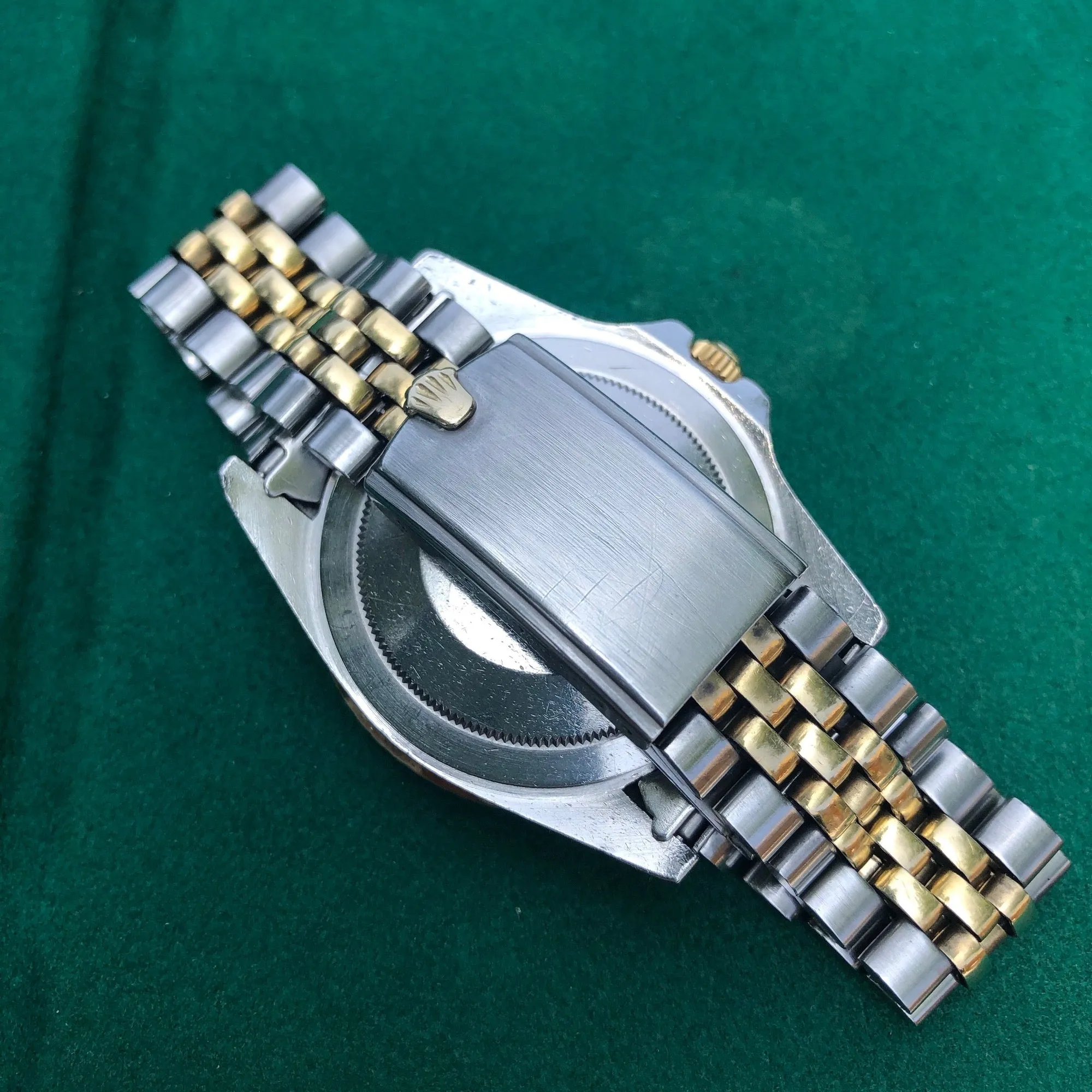 1978 Rolex GMT MASTER 1675 Black Tiger Eye Nipple Jubilee Bracelet Wristwatch