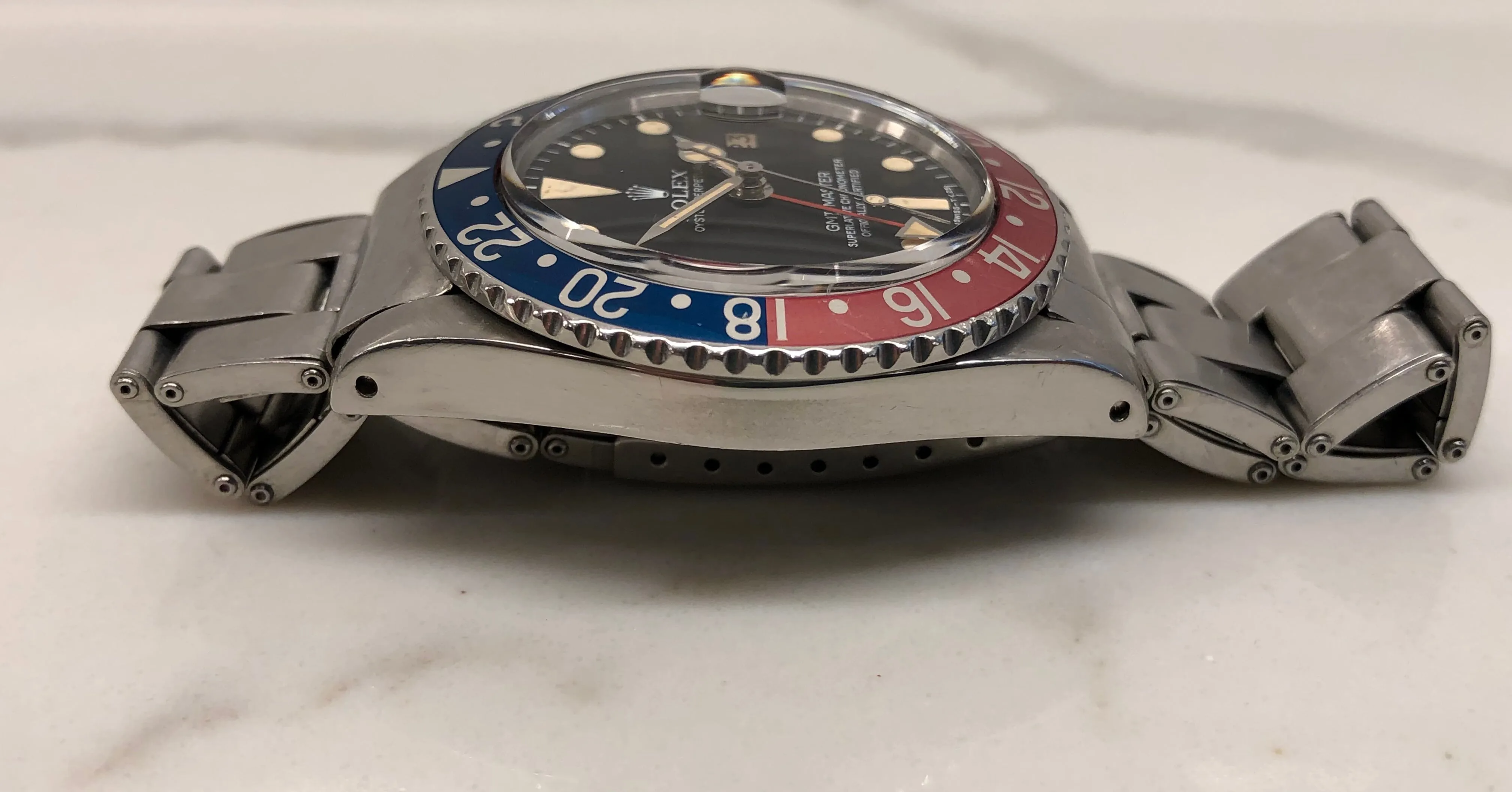 1978 Rolex GMT MASTER 1675 Mk 5 Pepsi Matte Dial Steel Automatic Wristwatch