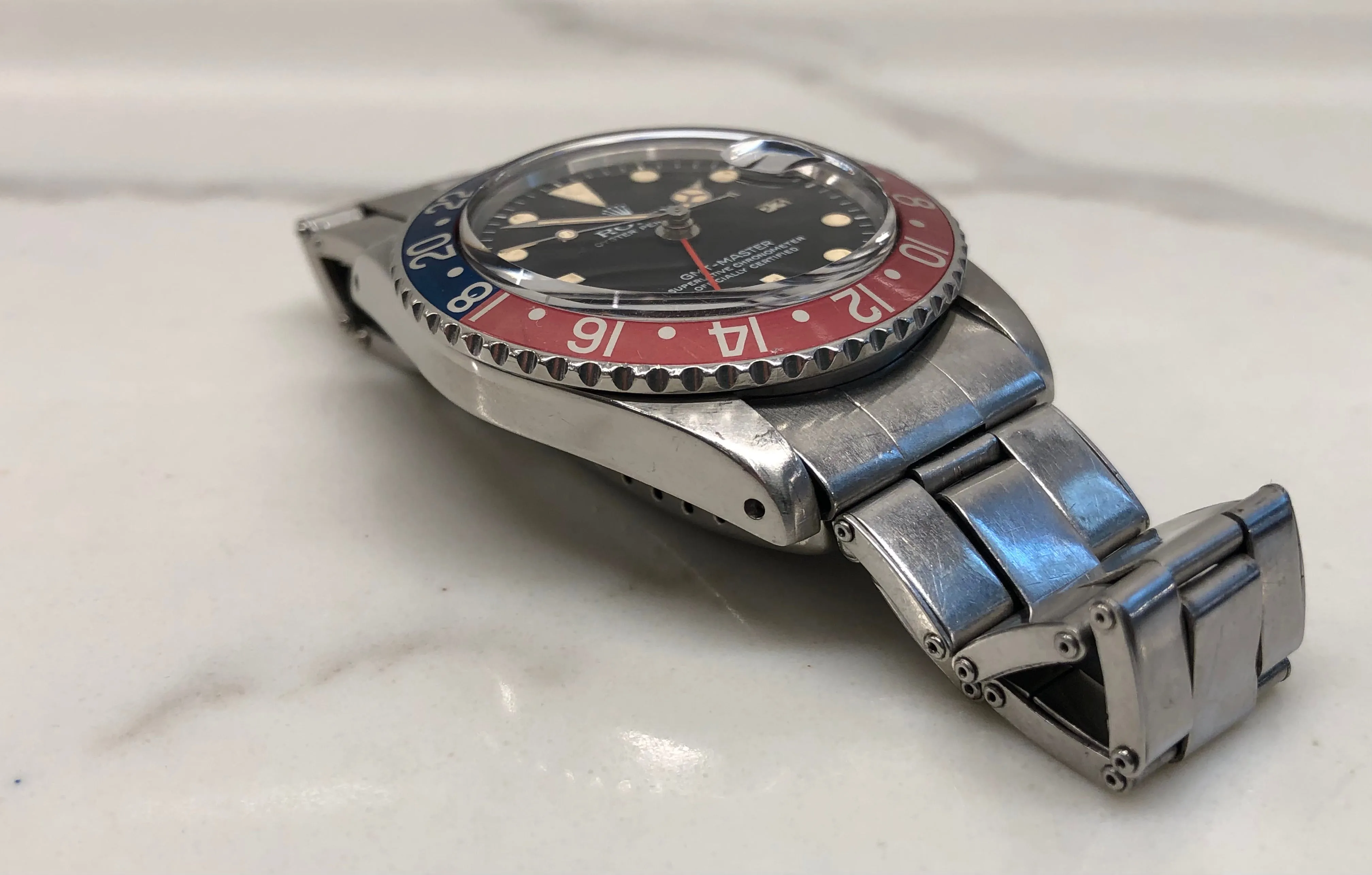 1978 Rolex GMT MASTER 1675 Mk 5 Pepsi Matte Dial Steel Automatic Wristwatch