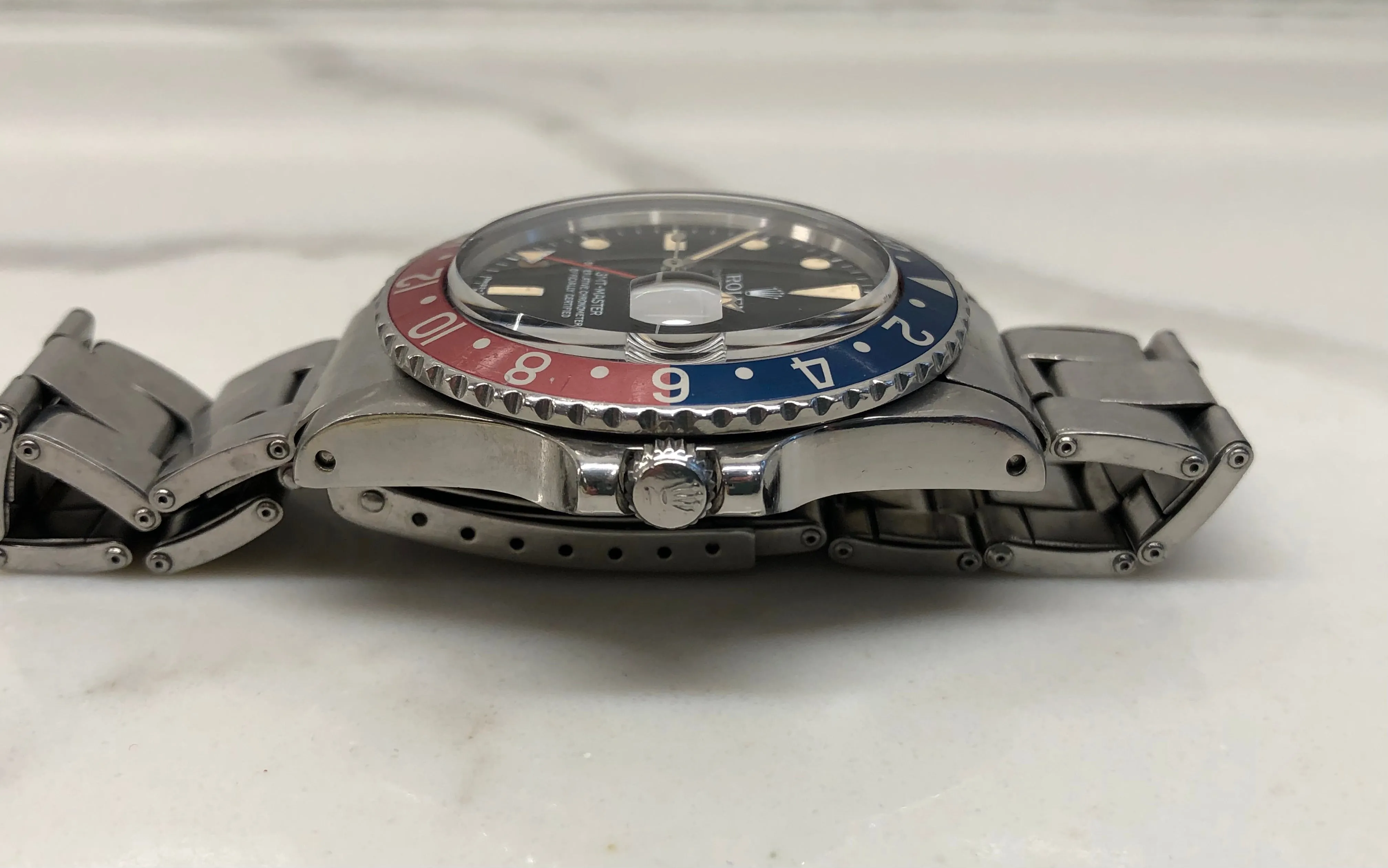 1978 Rolex GMT MASTER 1675 Mk 5 Pepsi Matte Dial Steel Automatic Wristwatch