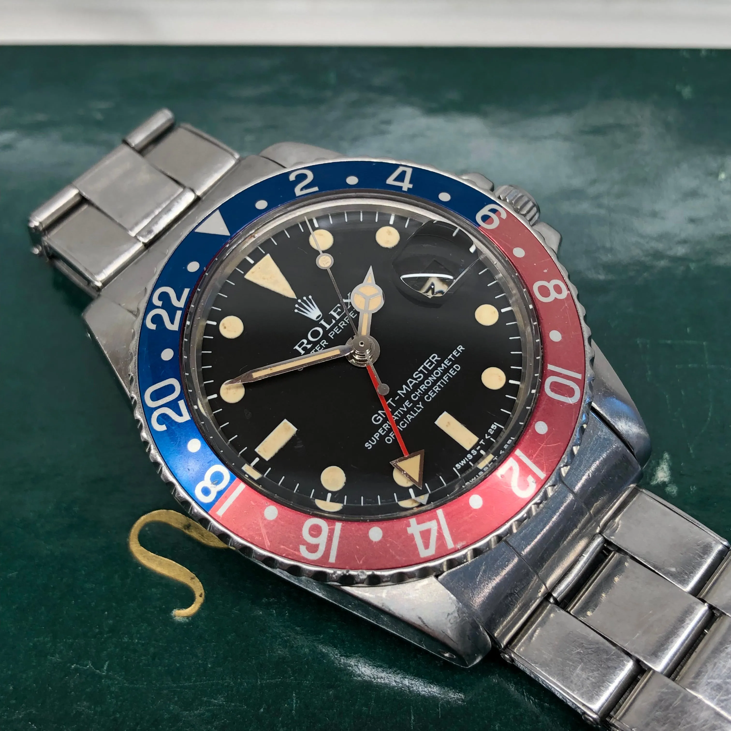 1978 Rolex GMT MASTER 1675 Mk 5 Pepsi Matte Dial Steel Automatic Wristwatch