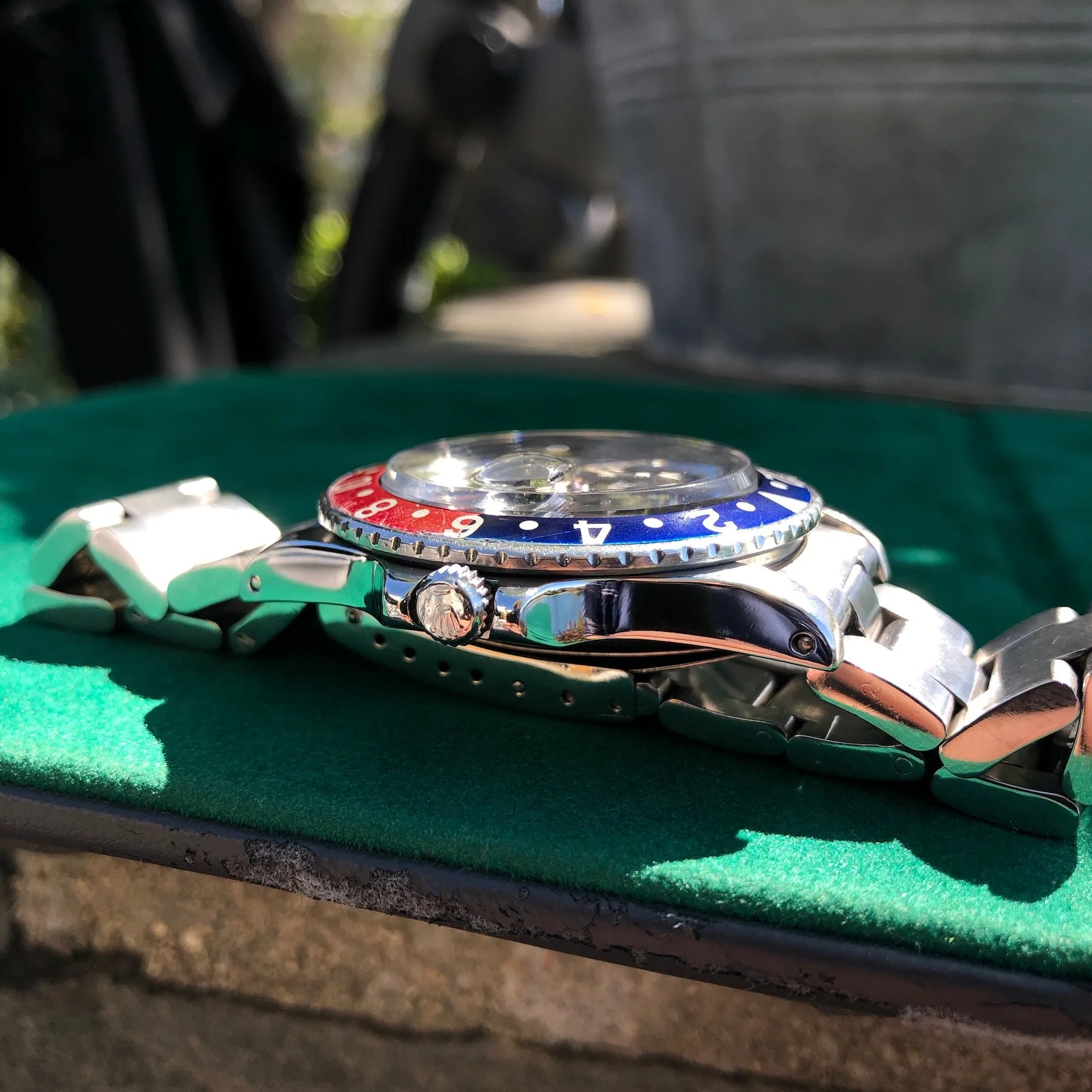 1978 Rolex GMT MASTER 1675 Pepsi Oyster Perpetual Wristwatch