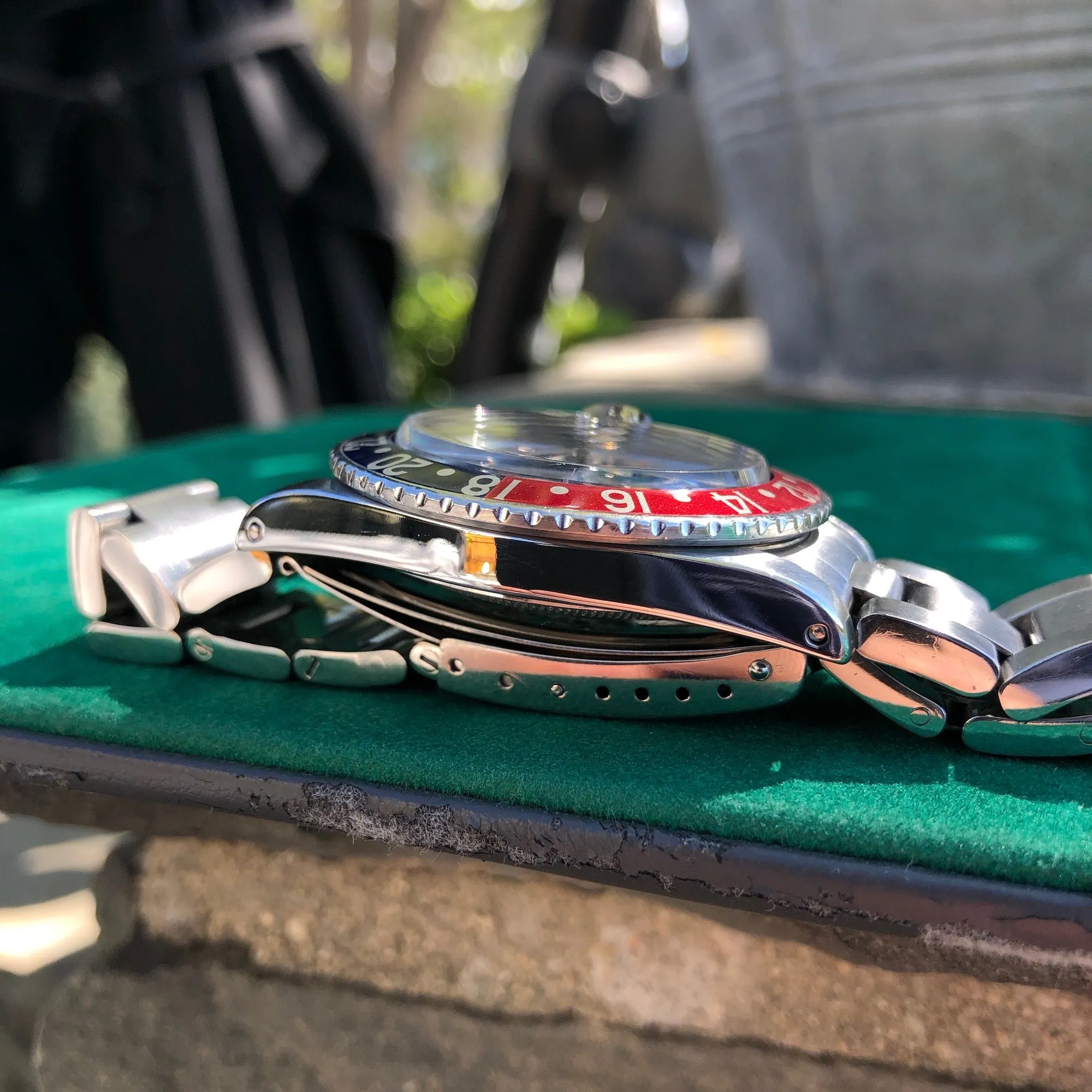 1978 Rolex GMT MASTER 1675 Pepsi Oyster Perpetual Wristwatch