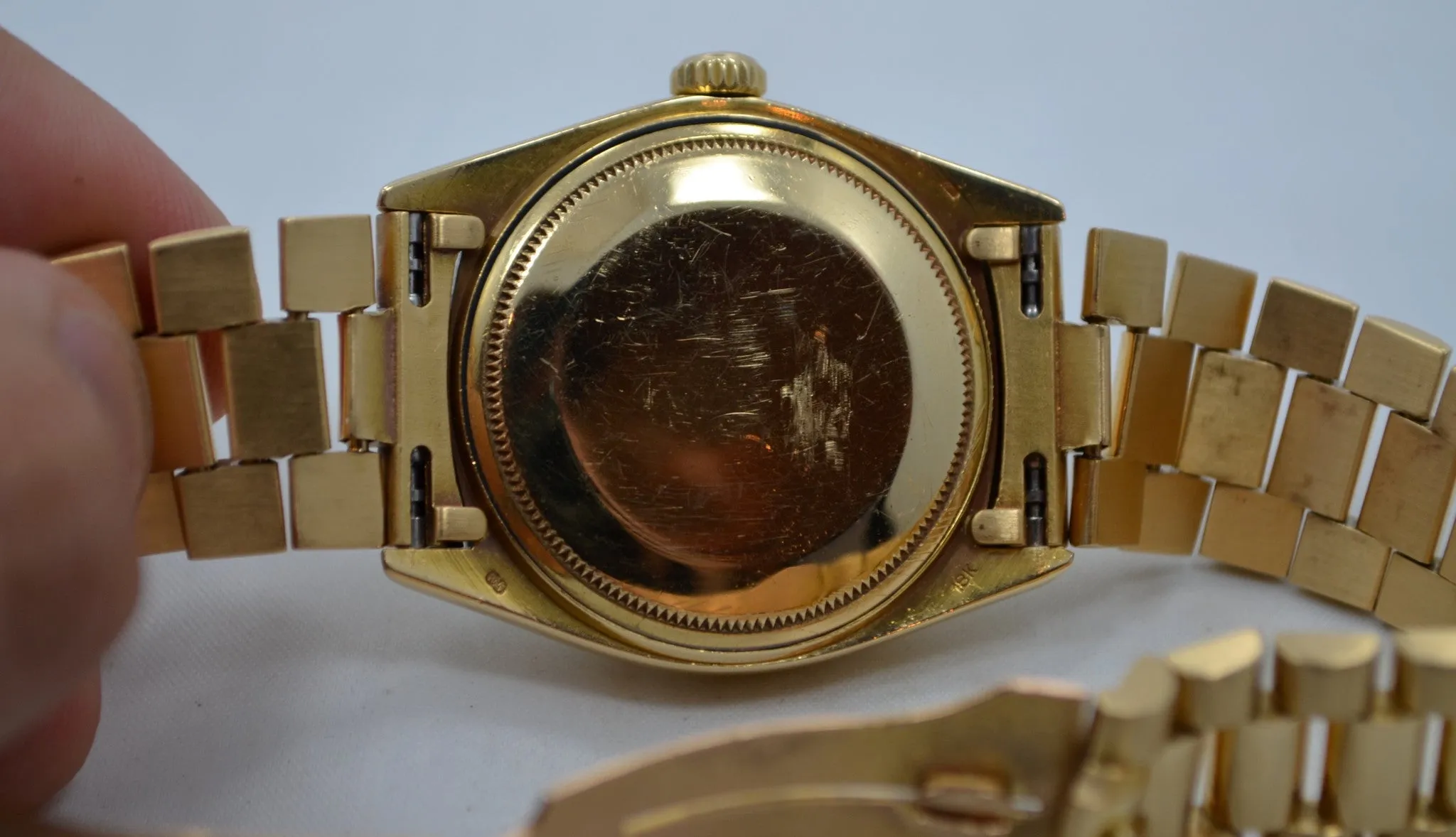 1978 Rolex President Day Date 18038 18K Yellow Gold Wristwatch
