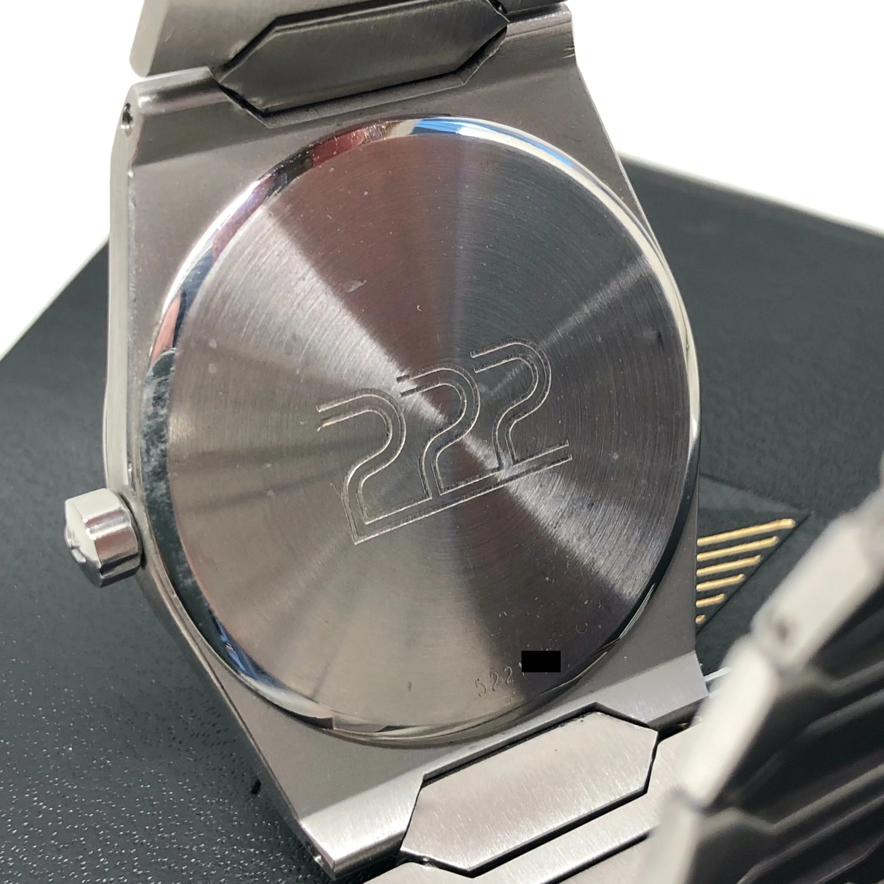 1978 Vacheron Constantin 222 Jumbo 44018 Steel Automatic 37mm Wristwatch with Original Guarantee Papers