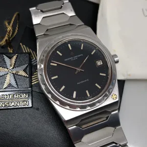 1978 Vacheron Constantin 222 Jumbo 44018 Steel Automatic 37mm Wristwatch with Original Guarantee Papers