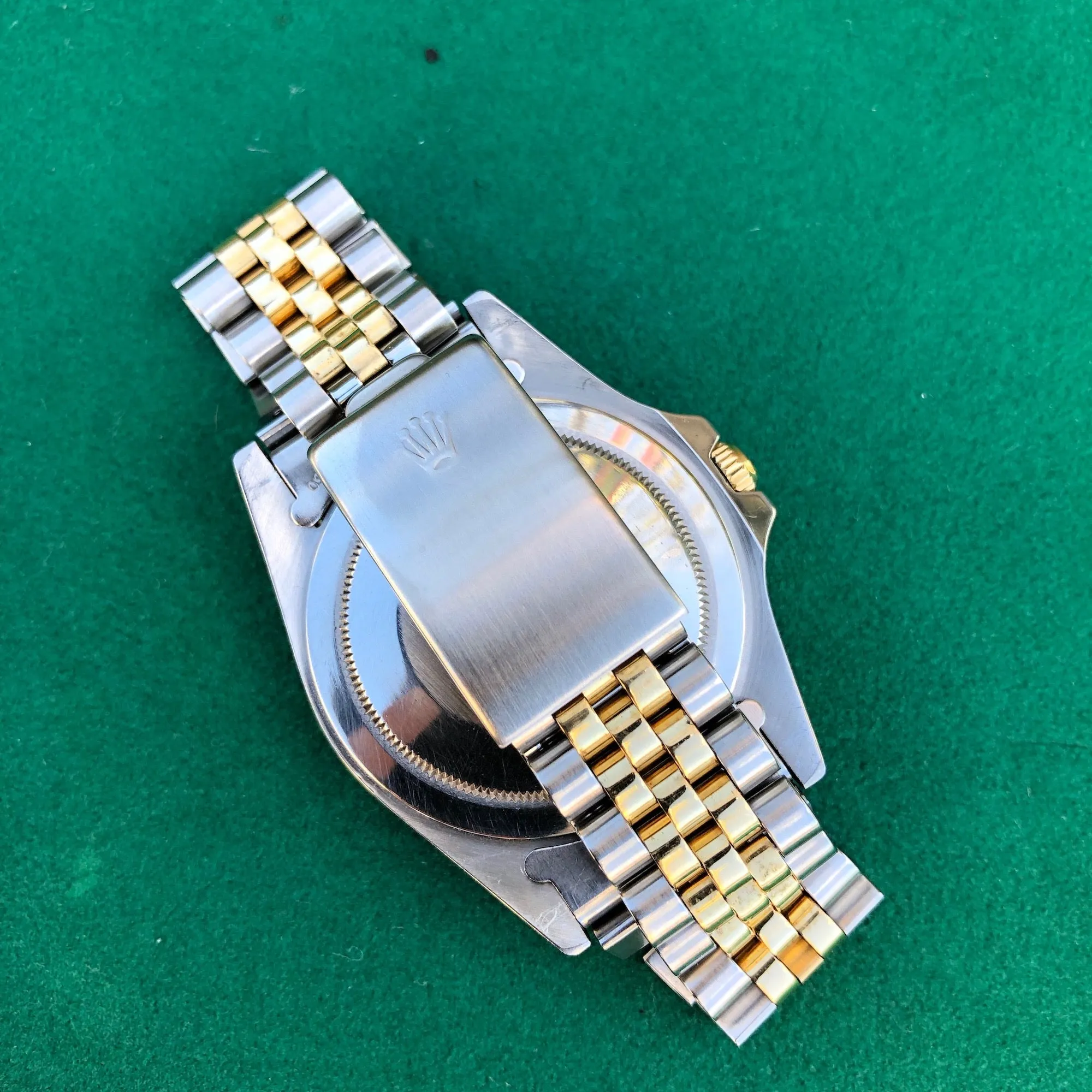 1981 Rolex GMT MASTER 16753 Root Beer Tiger Eye Nipple Jubilee Bracelet Wristwatch