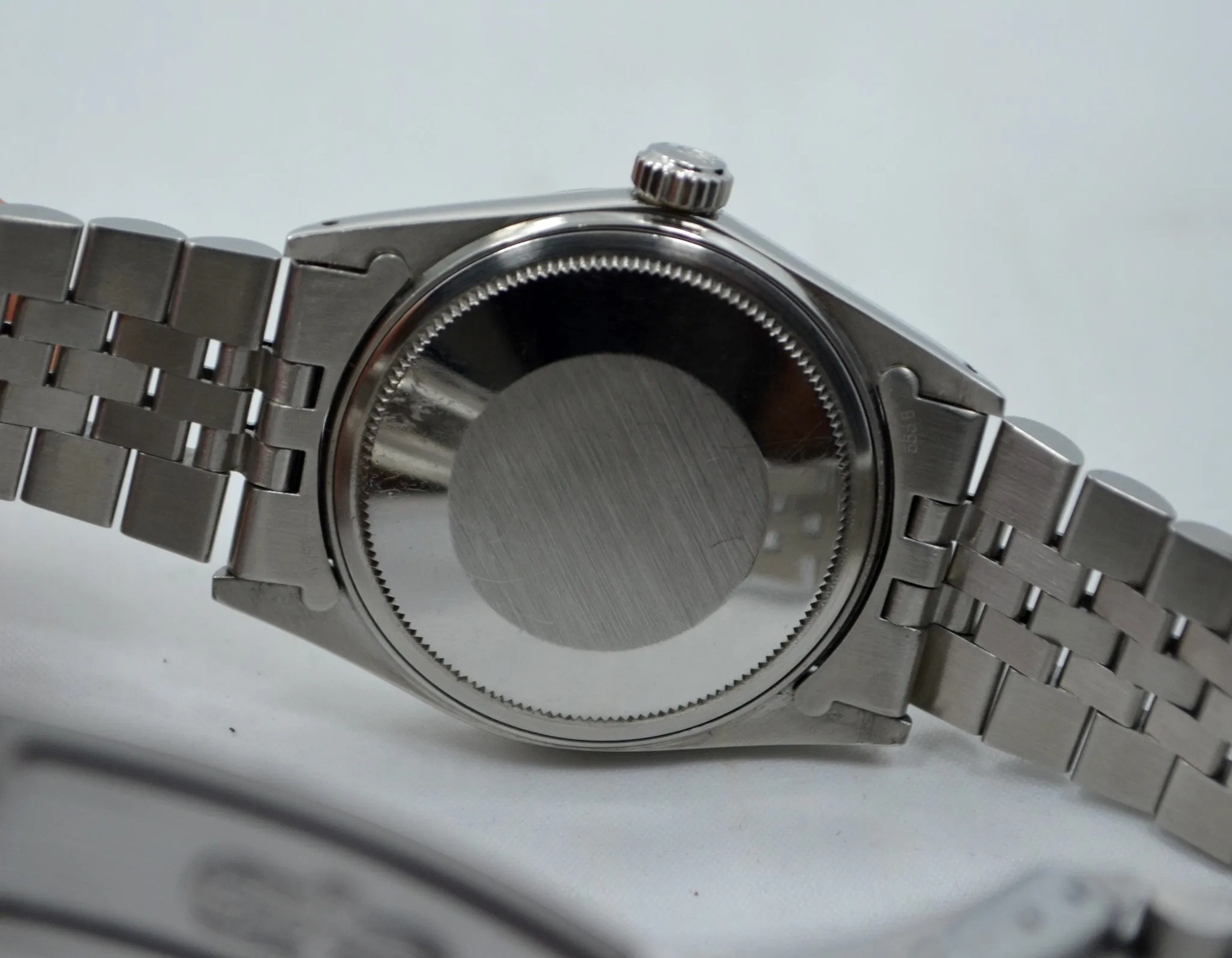 1983 Rolex Datejust 16014 Stainelss Steel Jubilee Fluted Bezel Quickset Wristwatch
