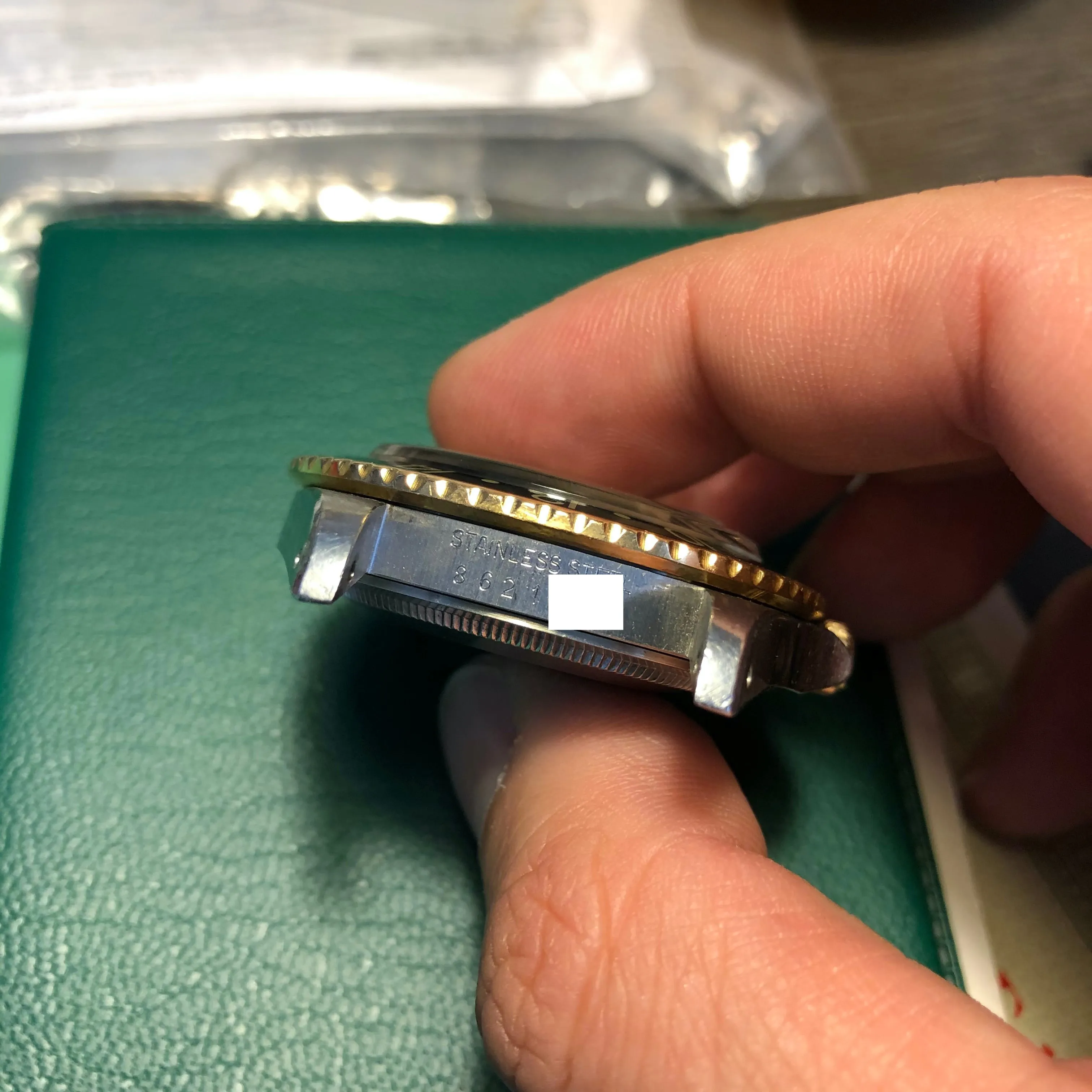1984 Vintage Rolex GMT MASTER 16753 Black Nipple Tiger Eye Two Tone Jubilee Wristwatch