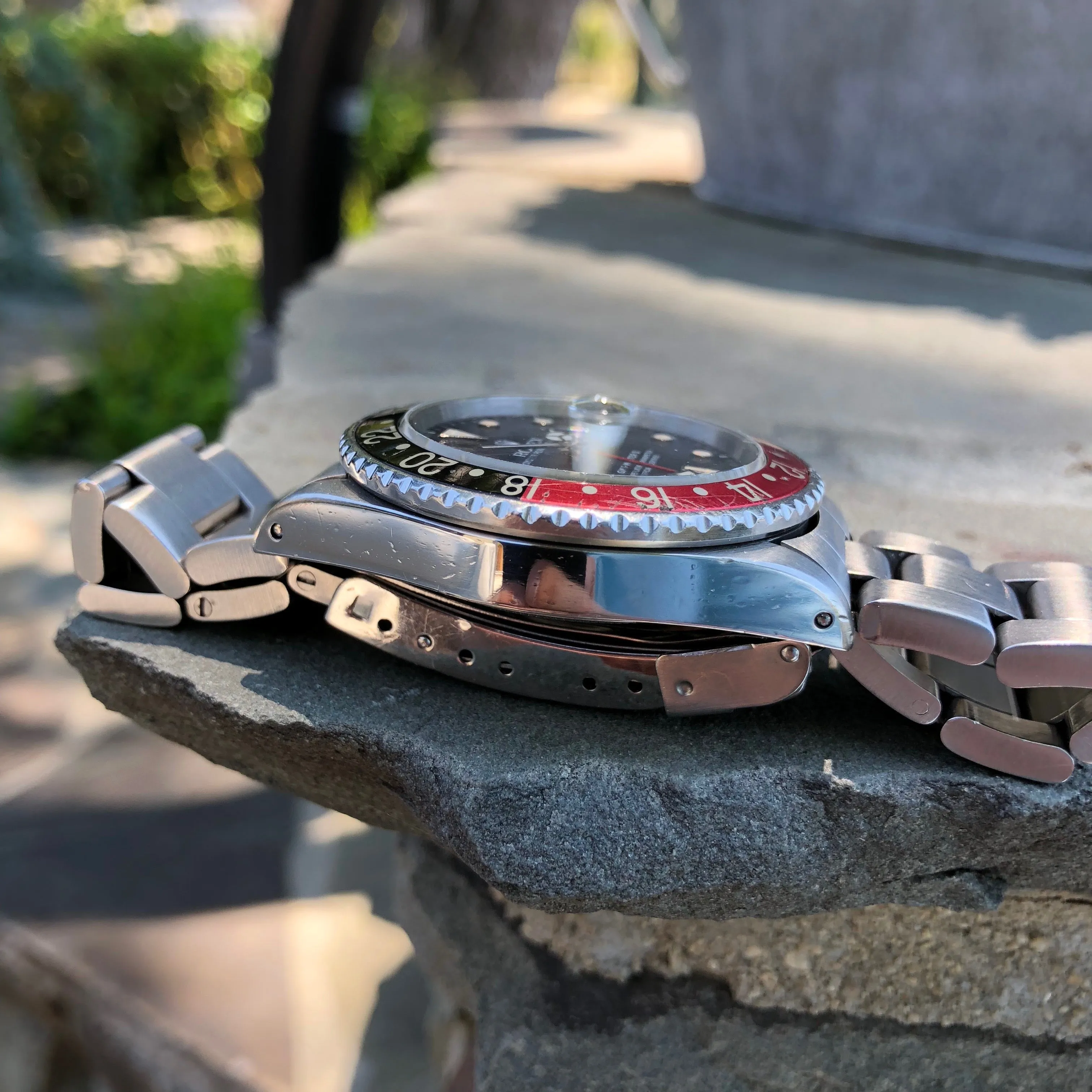 1987 Rolex GMT MASTER II 16760 Fat Lady Coke Bezel R Serial Cal. 3085 Automatic Wristwatch