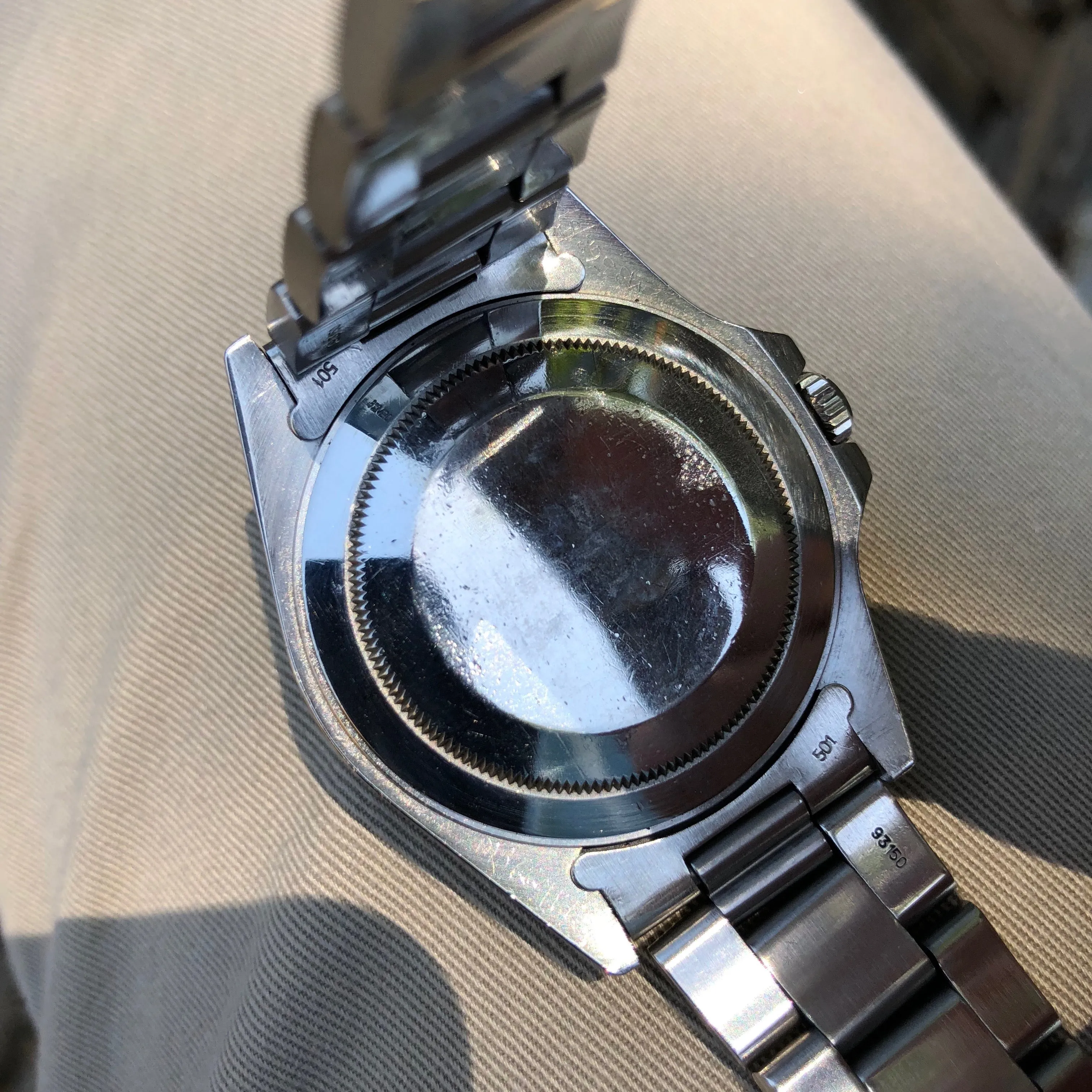 1987 Rolex GMT MASTER II 16760 Fat Lady Coke Bezel R Serial Cal. 3085 Automatic Wristwatch