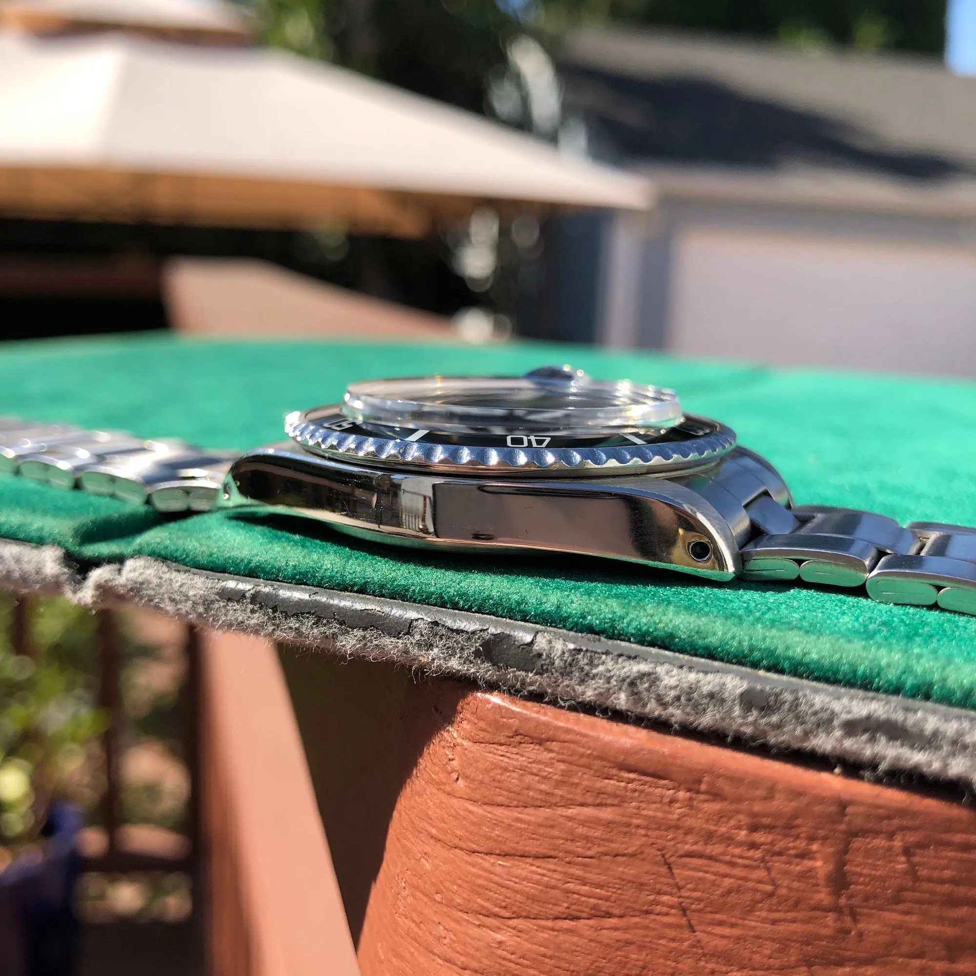 1993 Tudor Submariner 79090 Blue Oysterdate Prince Stainless Steel Wristwatch